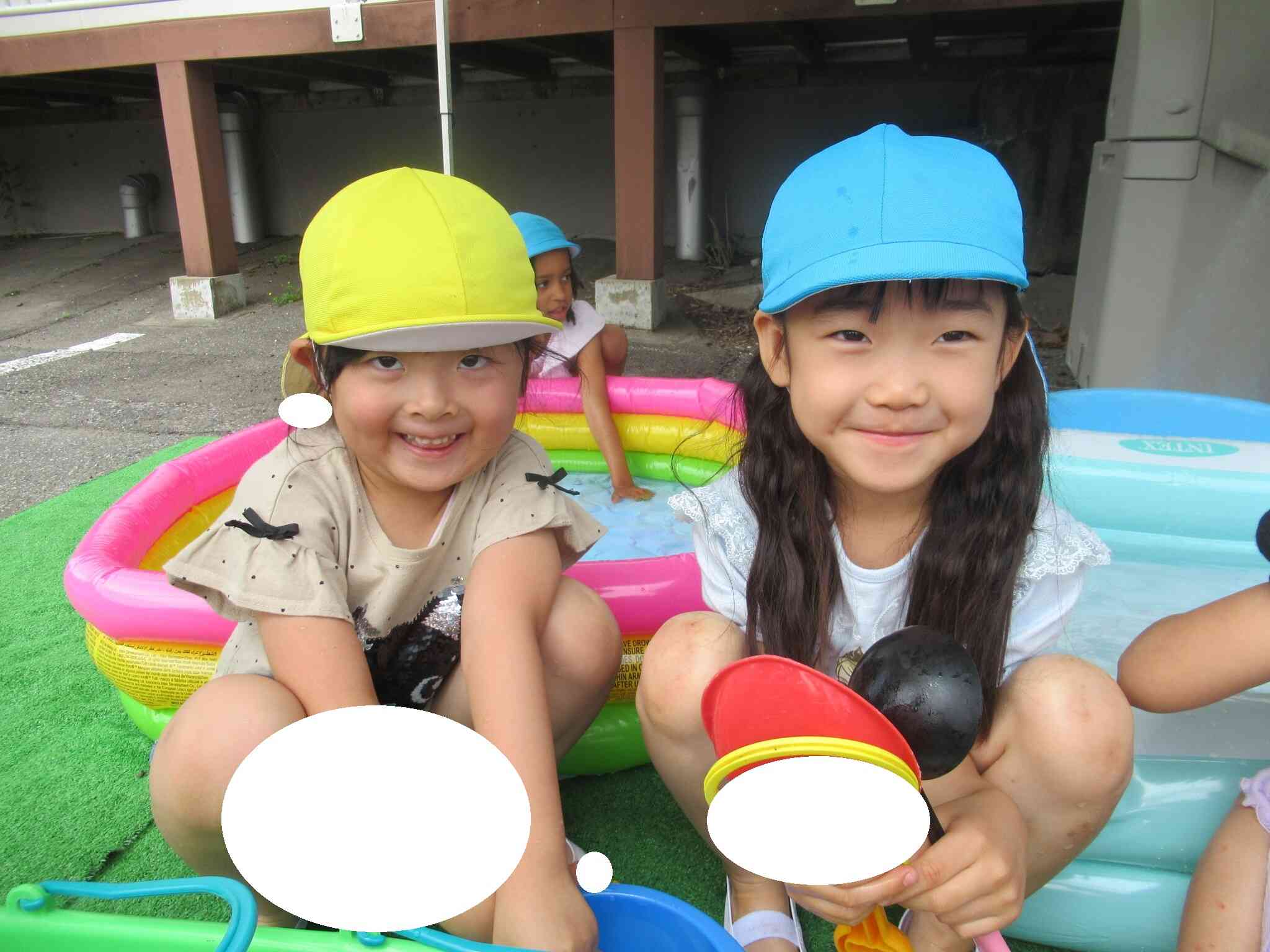 戸外活動:おもいっきり水遊び