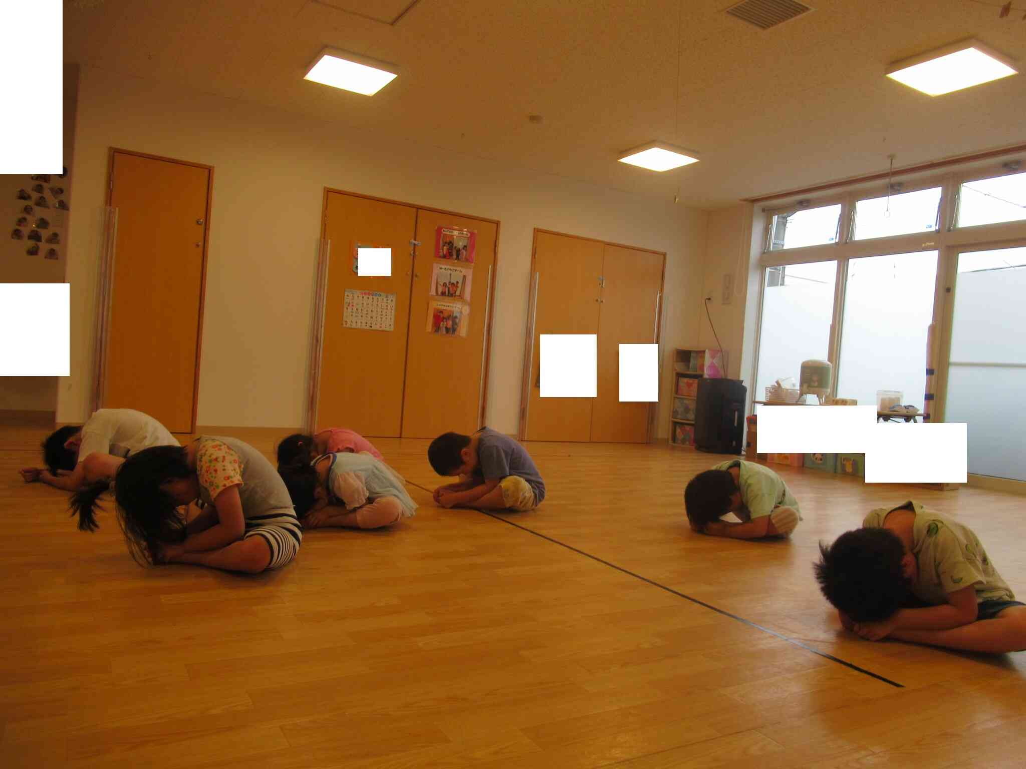 柔軟体操の時間