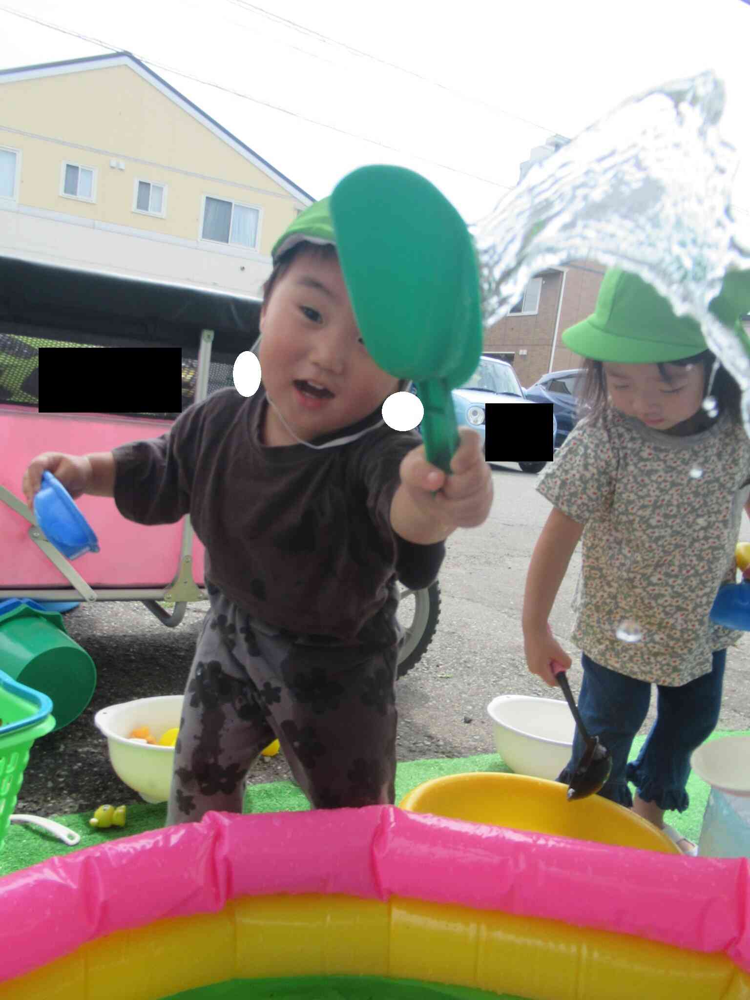 今年最後かな...？！(2歳児)