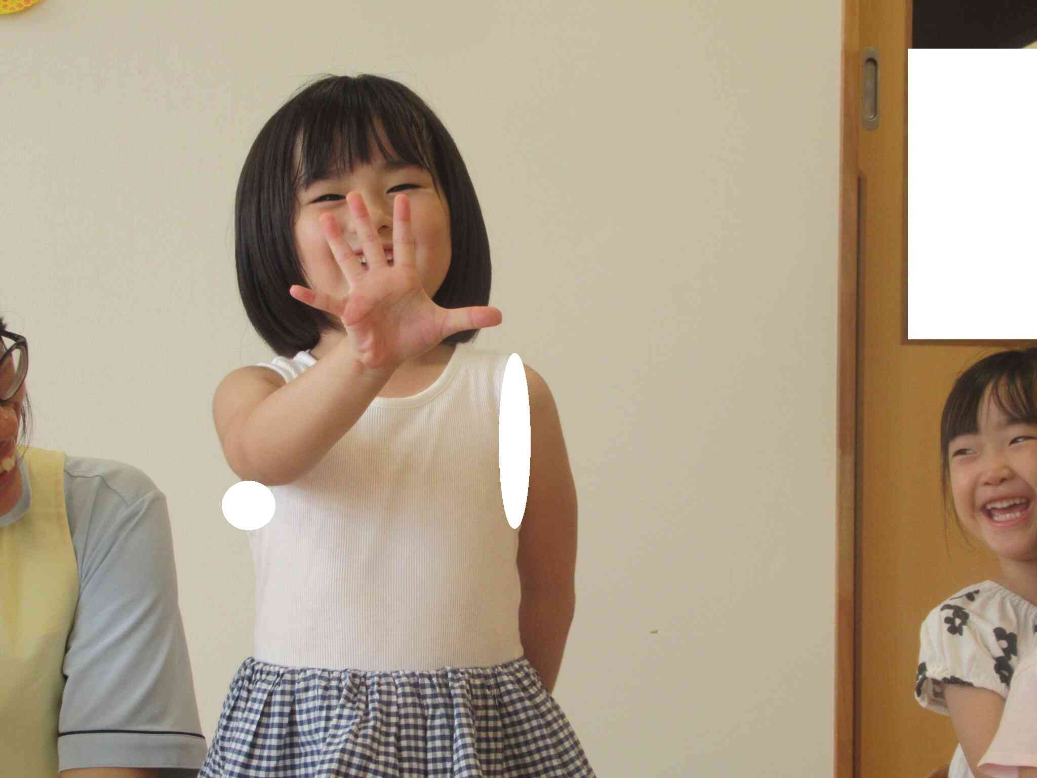大きな声と素敵な笑顔で…