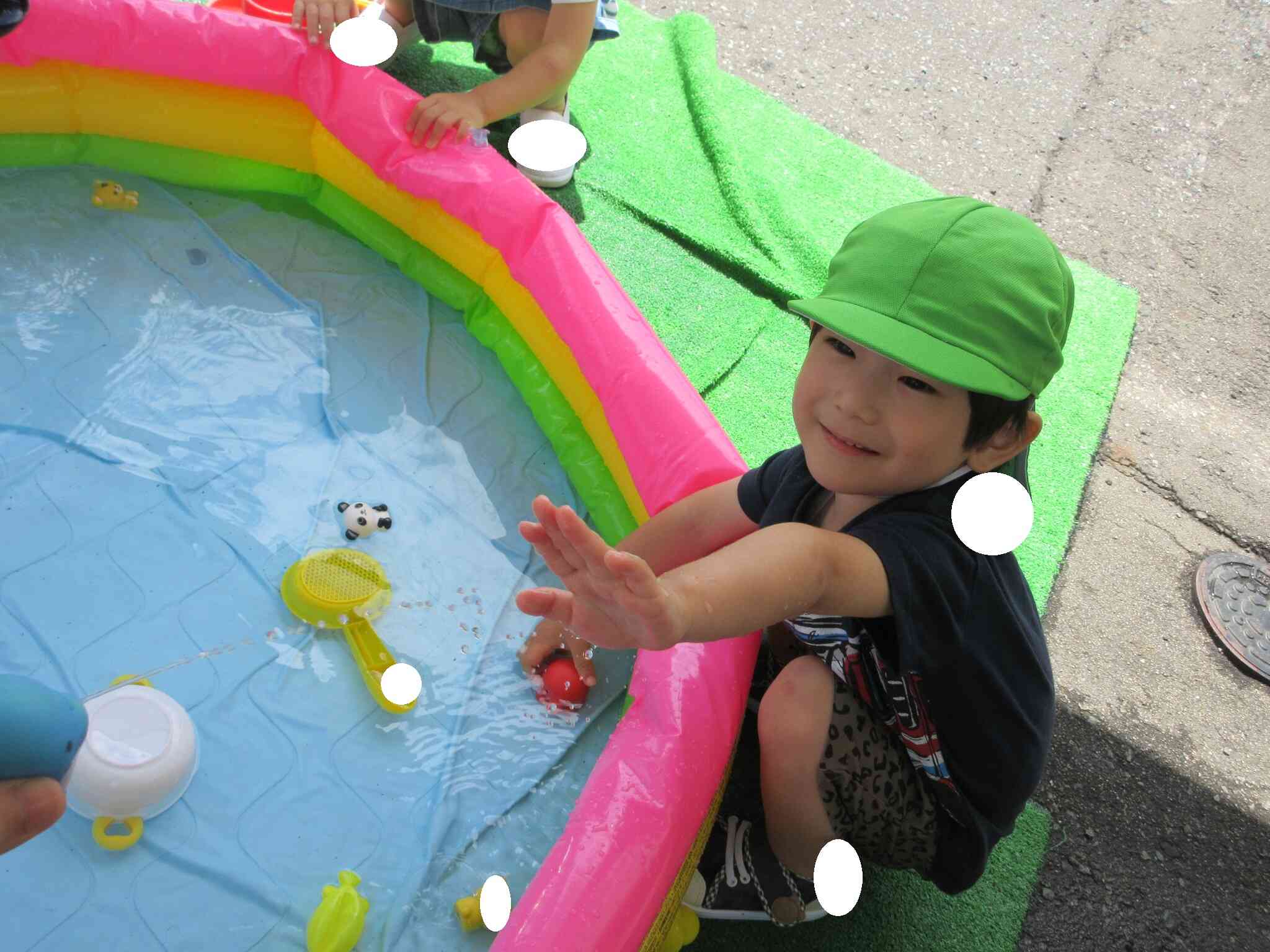 気持ちいいな(2歳児)