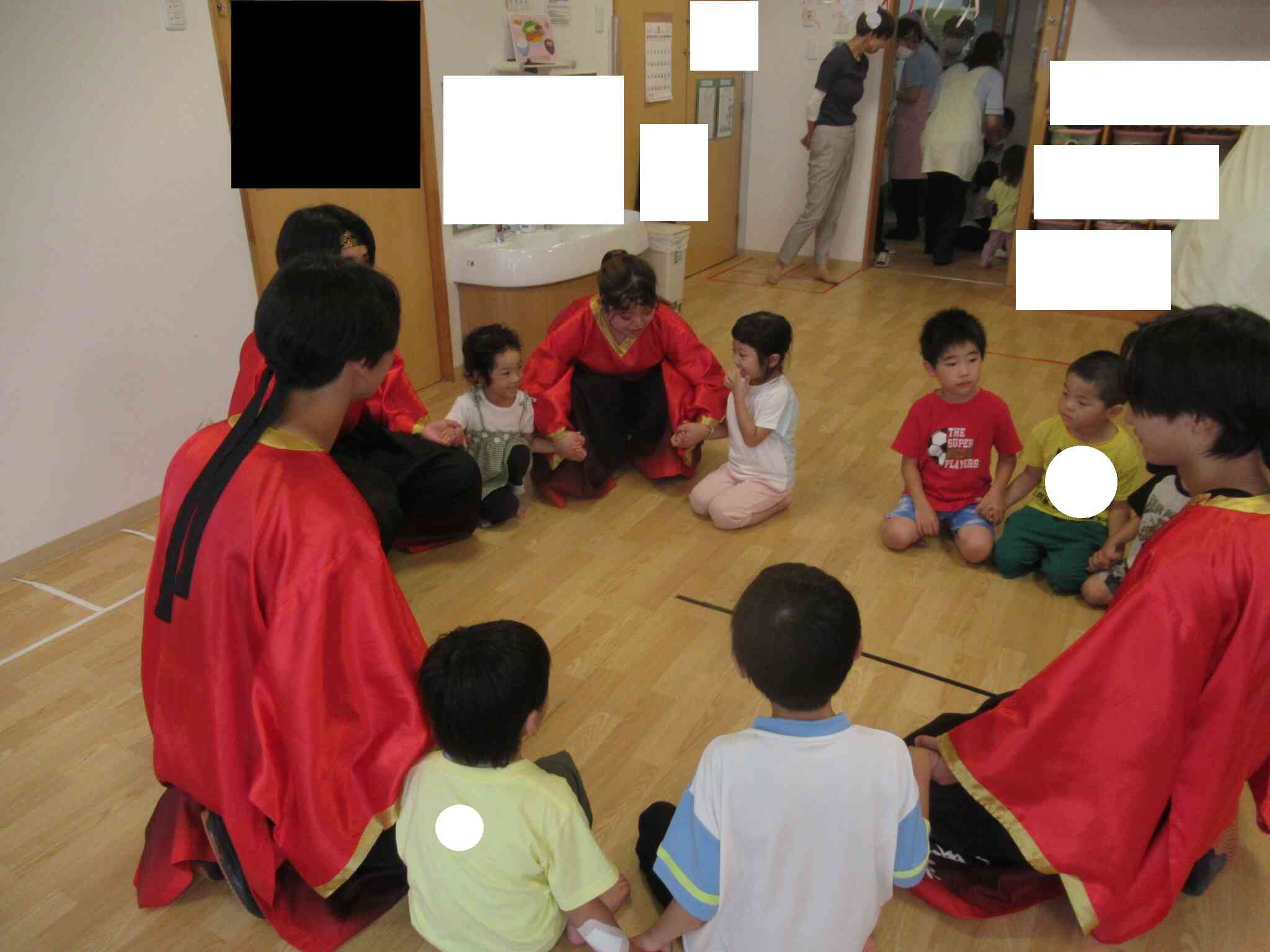 踊りを教えてもらったよ