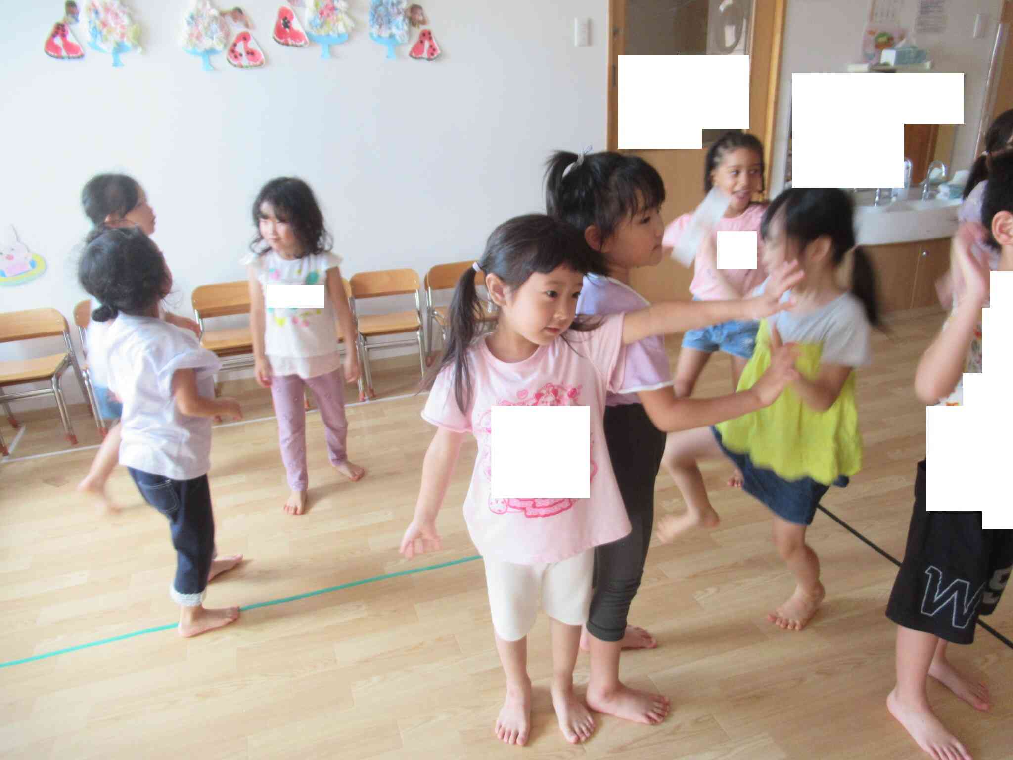 8月英語教室(4.5歳児)