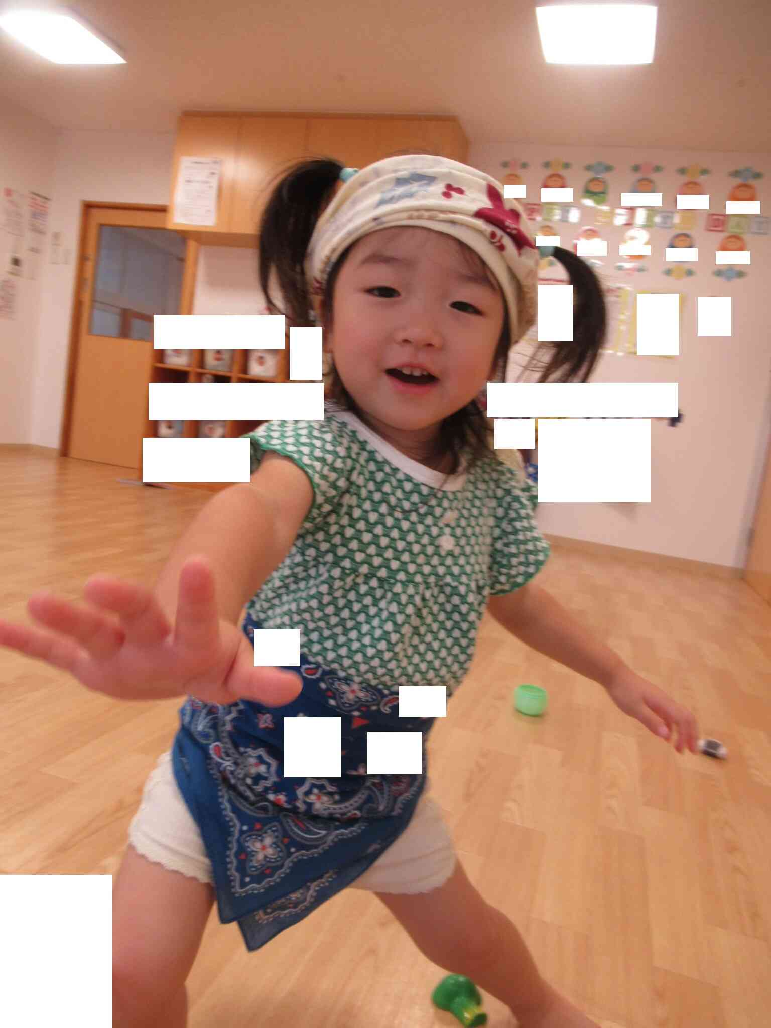 おもいっきり室内活動(1.2歳児)