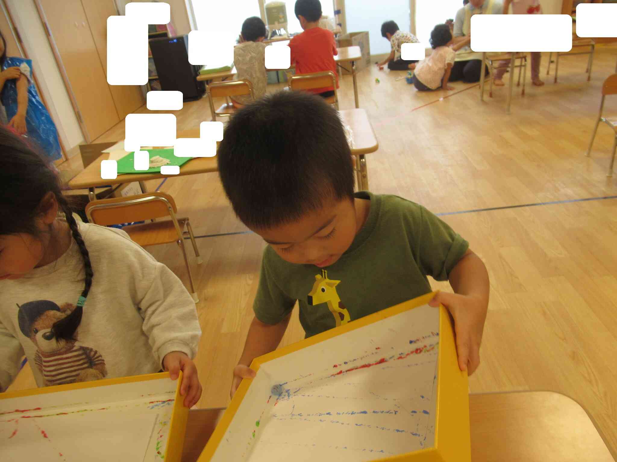 綺麗な模様に…