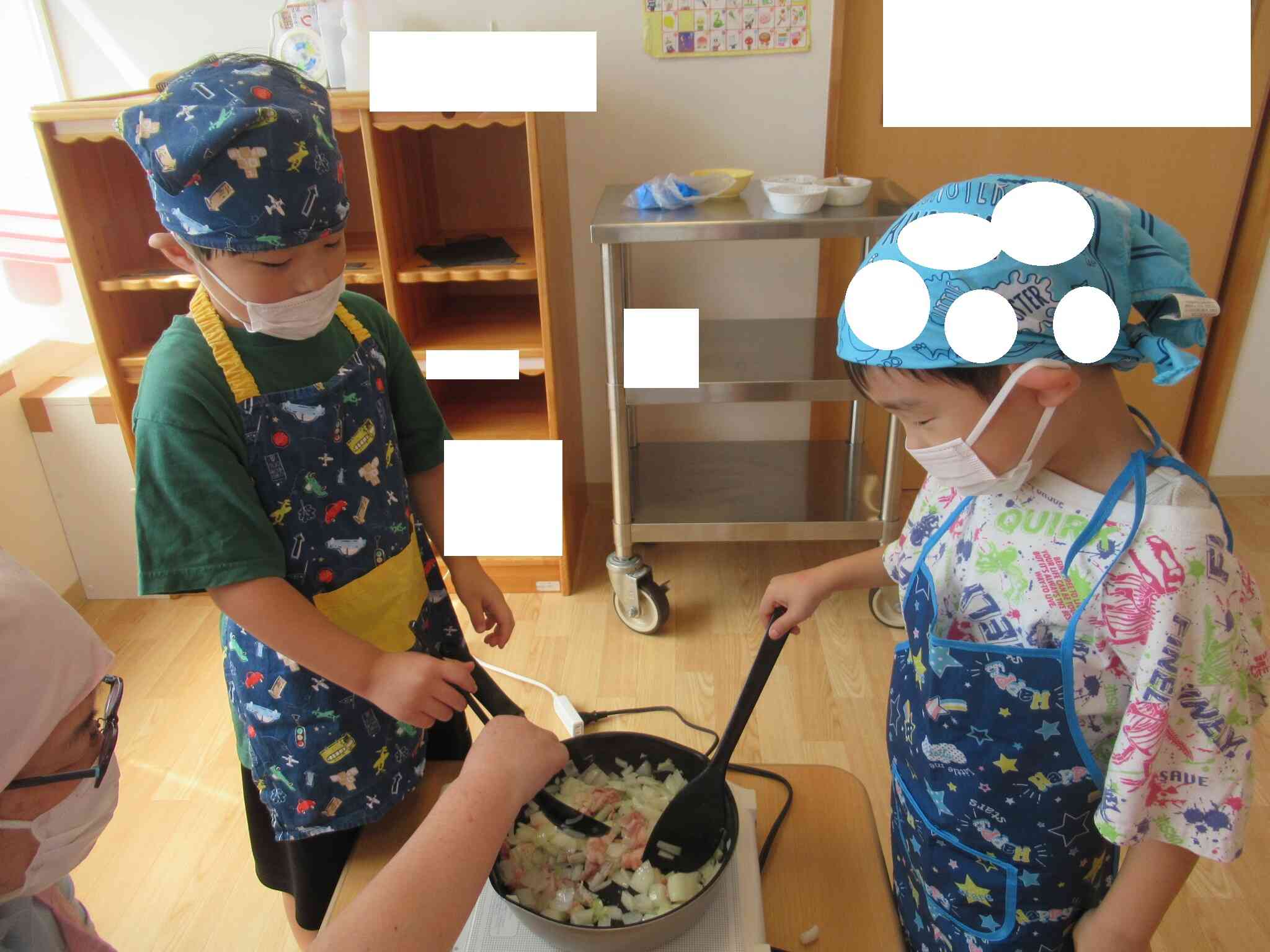 とれたて野菜でクッキング②(5歳児)