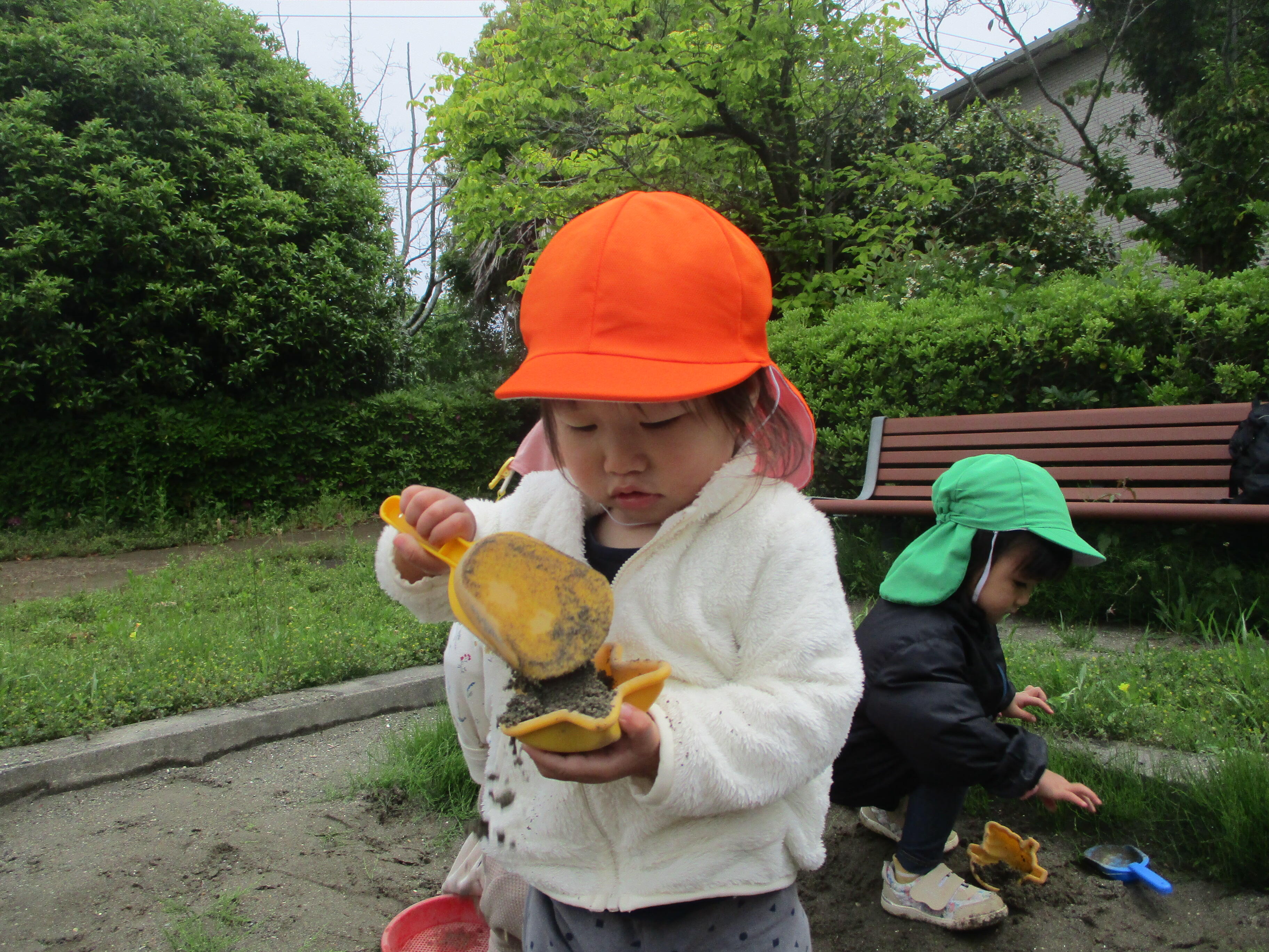 砂遊びをしよう!