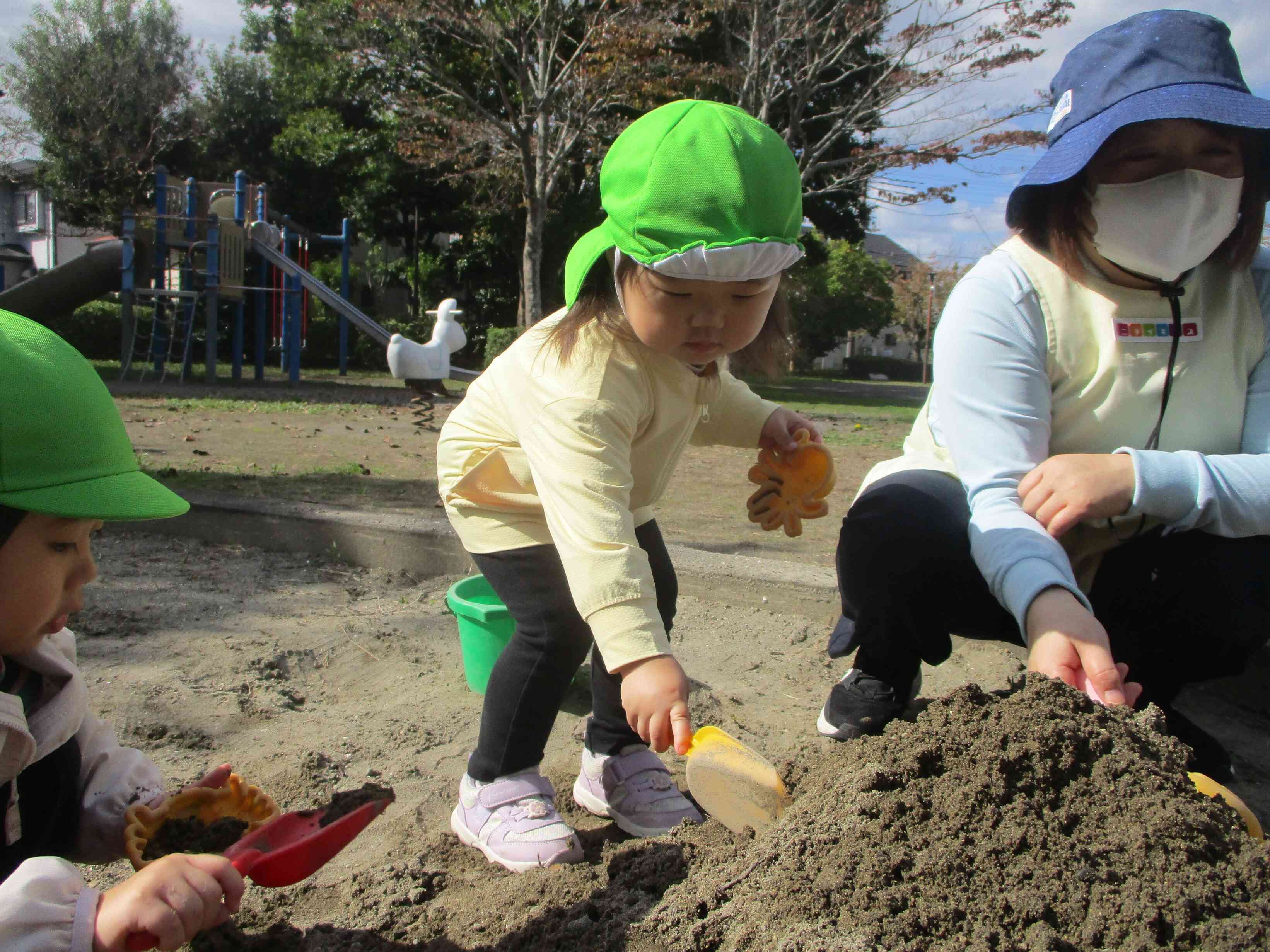お砂、すくえるかな？