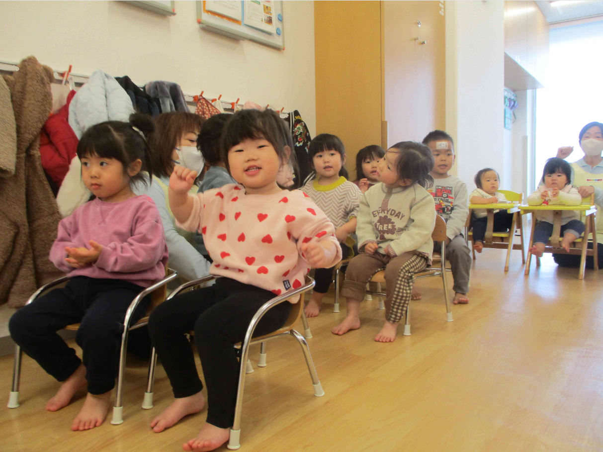 クリスマス会の練習風景♪