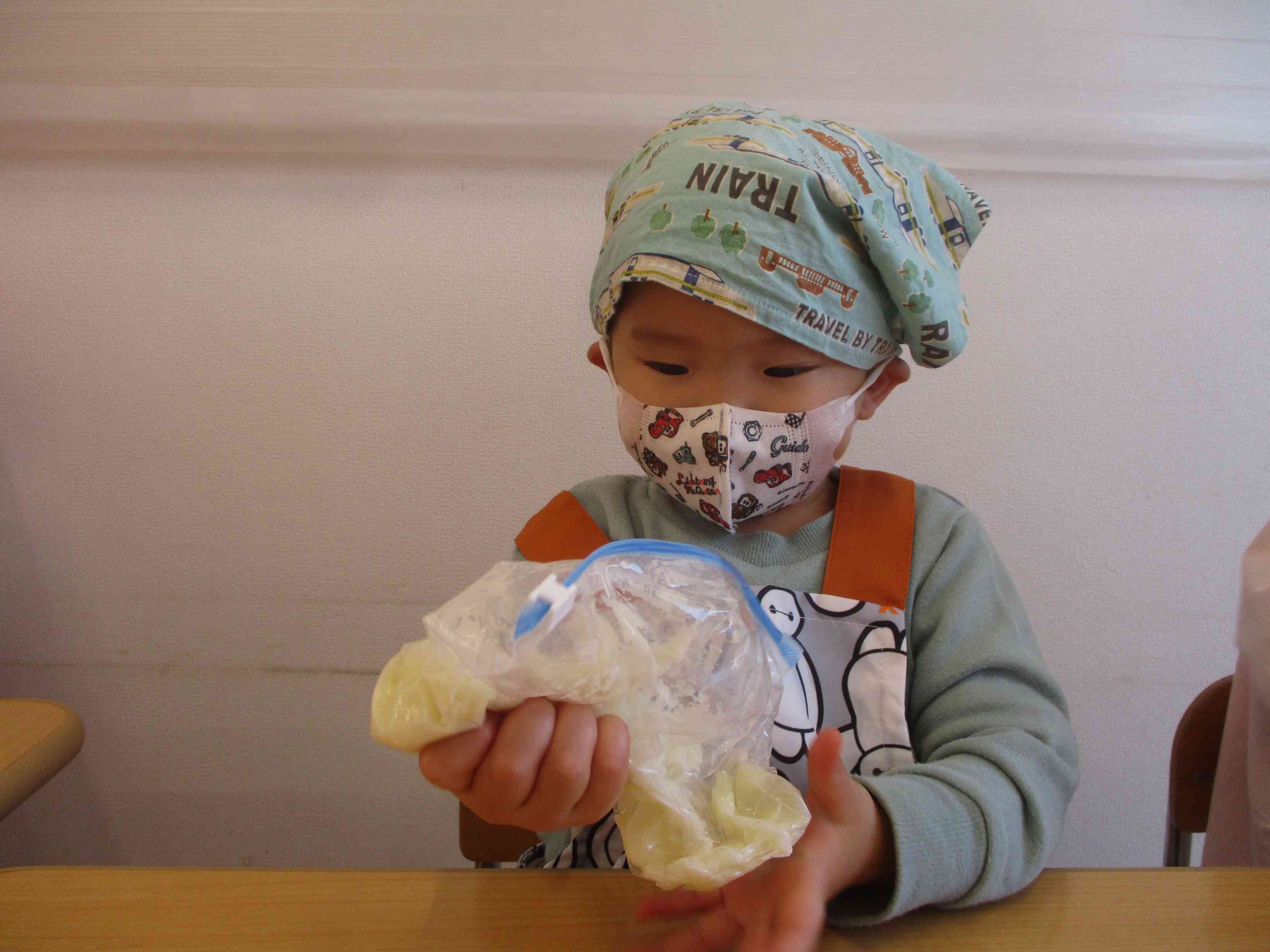 クッキング：いももち作り