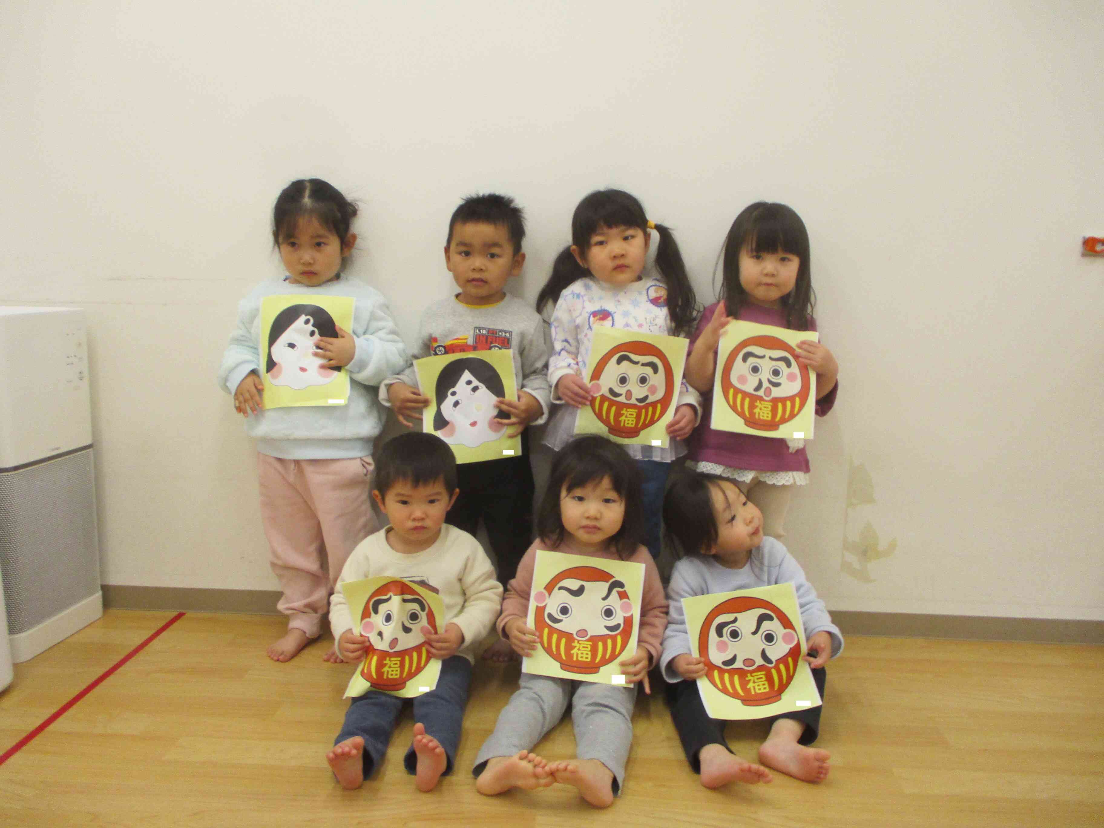 『福笑い』できあがりました♪