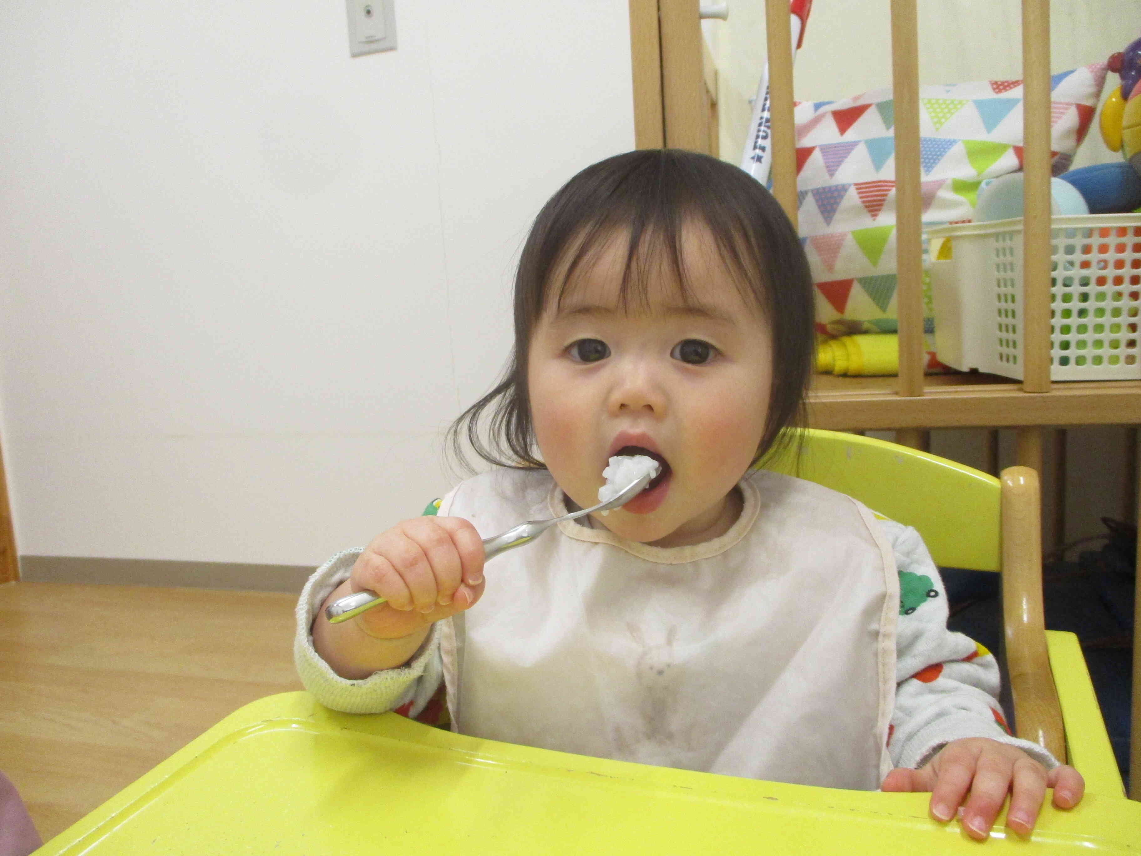 大きなお口でパクッと☆