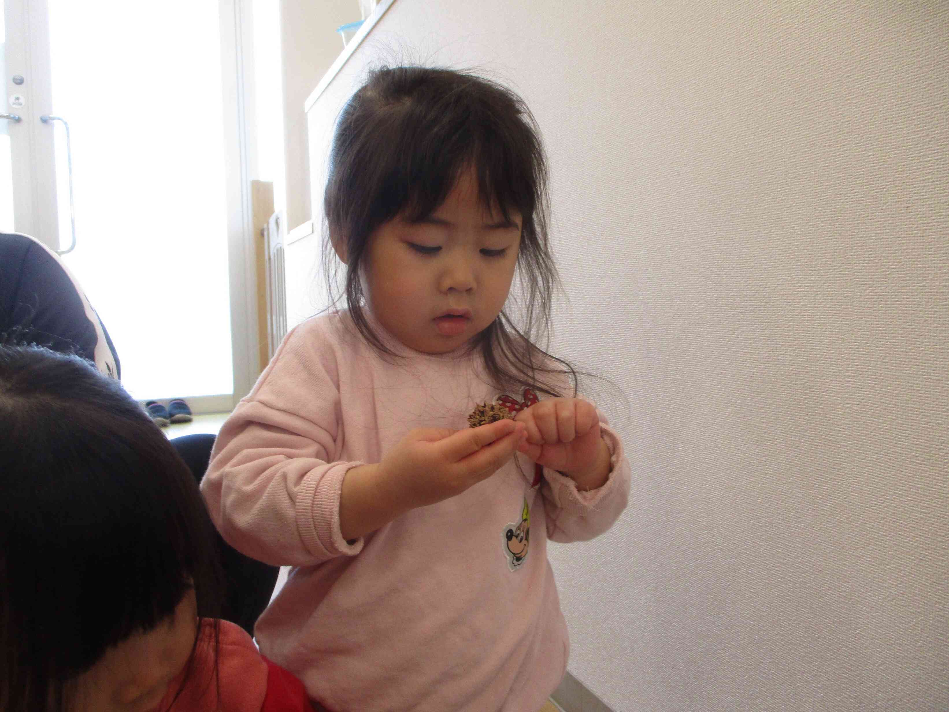 指でさわって･･･