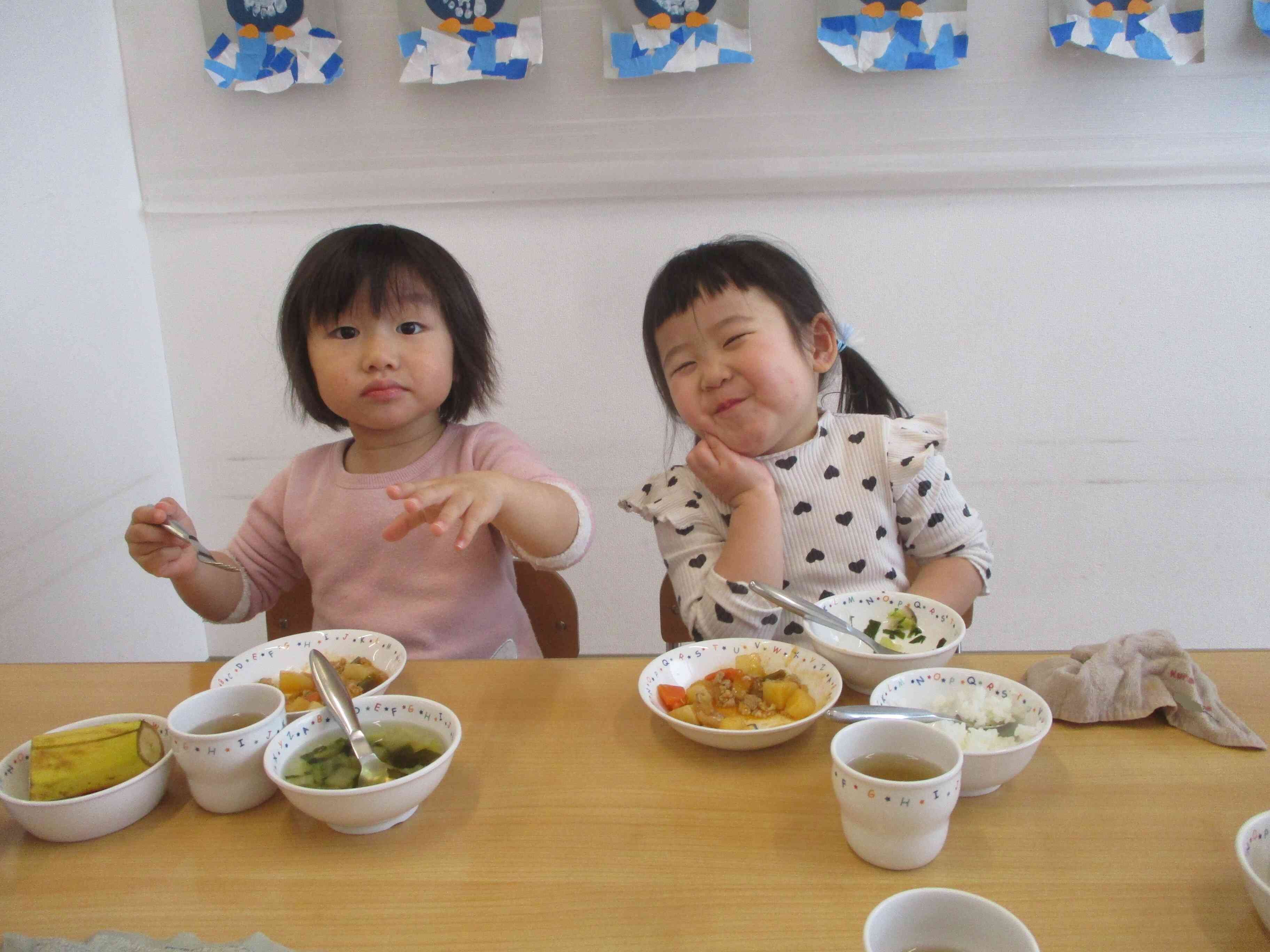 給食 うれしいな♪