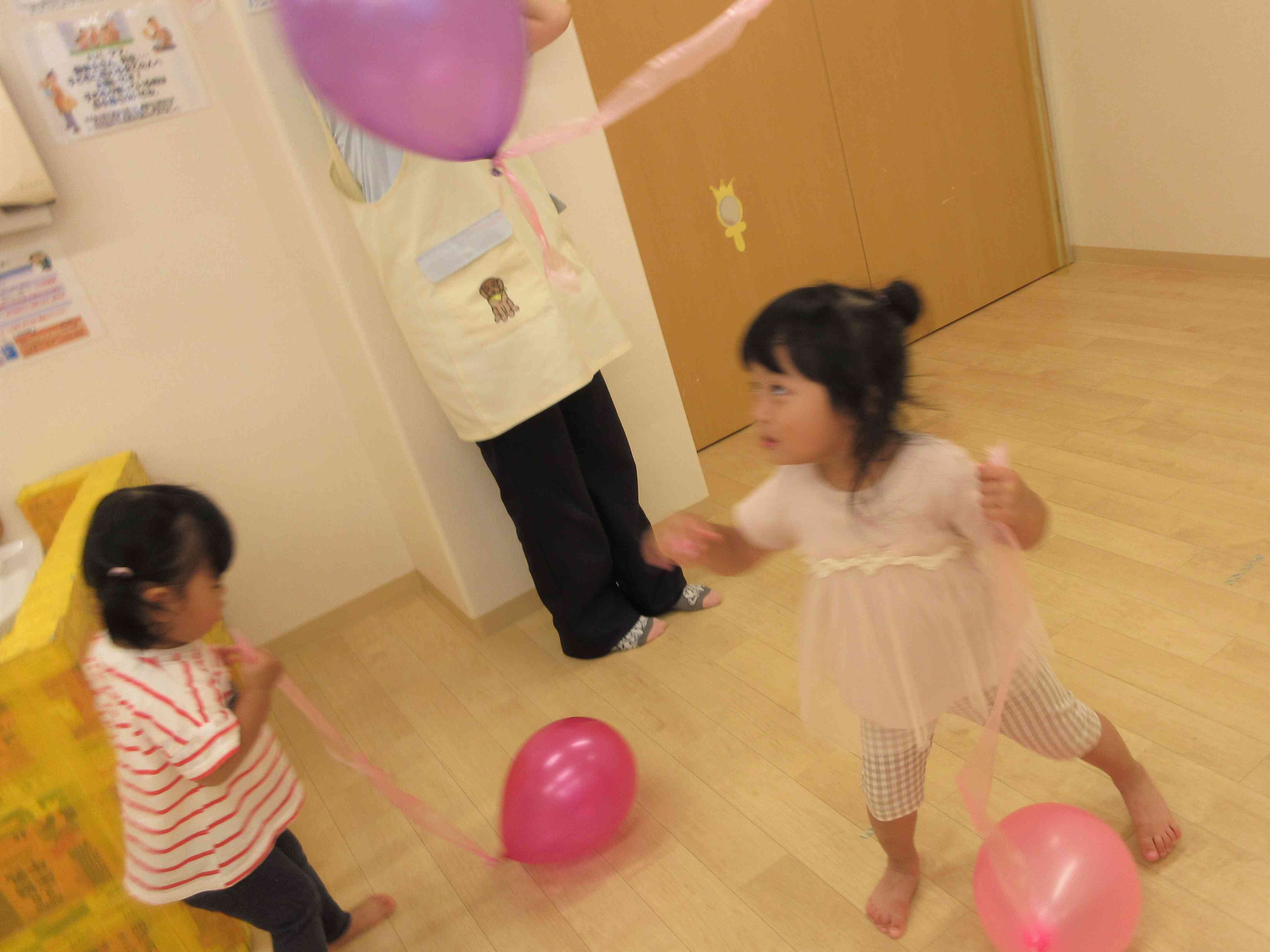 風船遊び