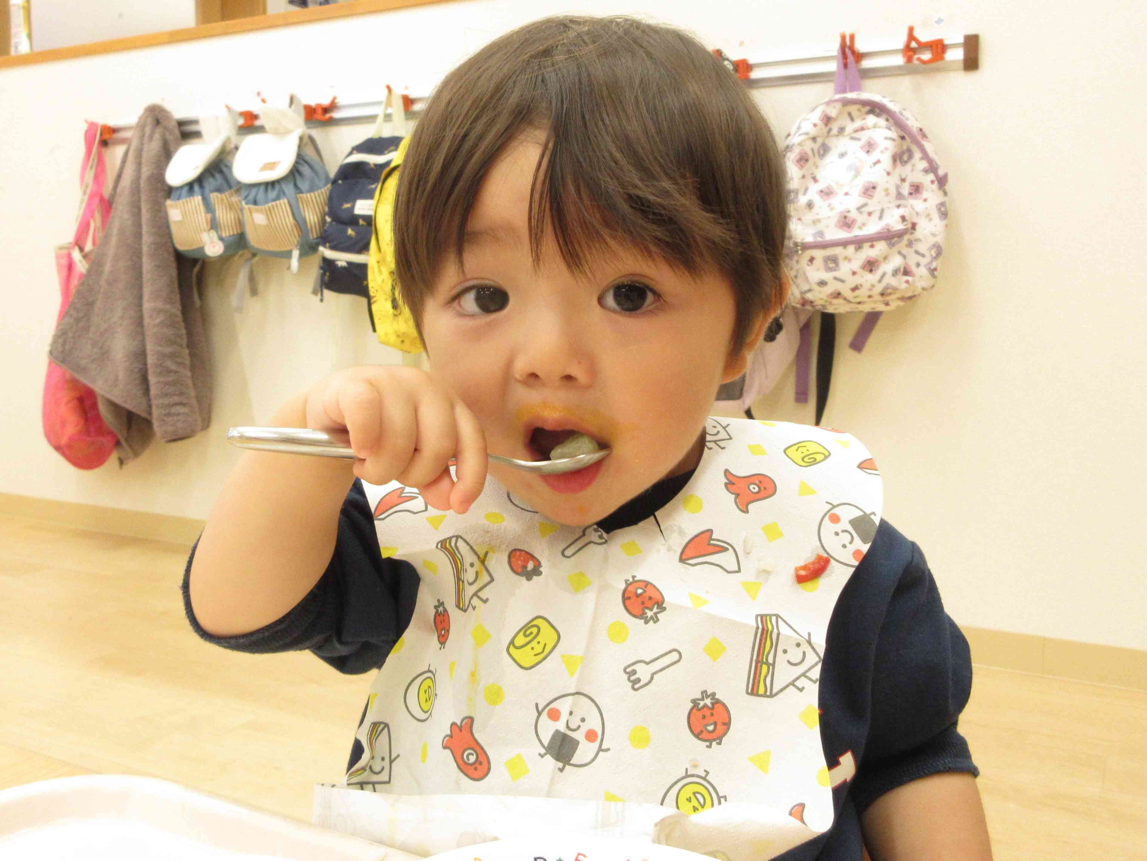 大きなお口で