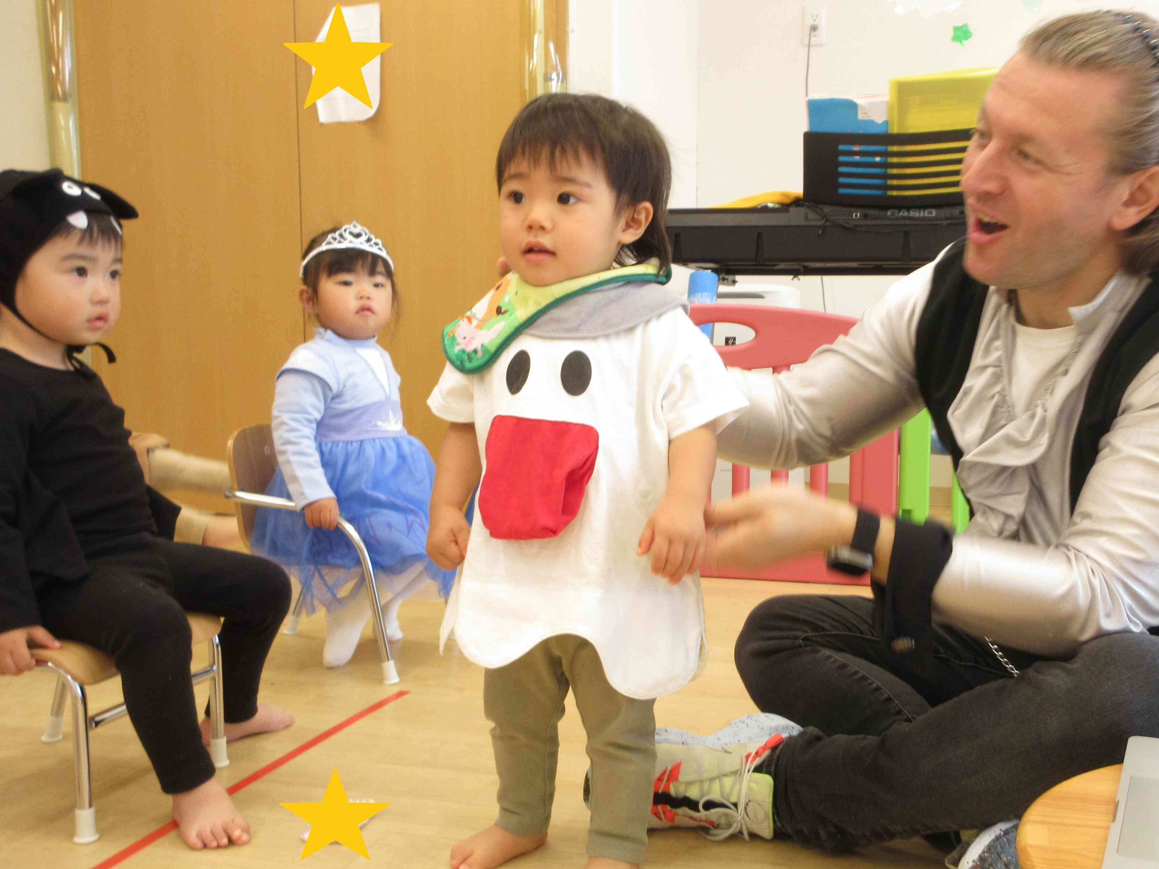 何か気になるみたい・・