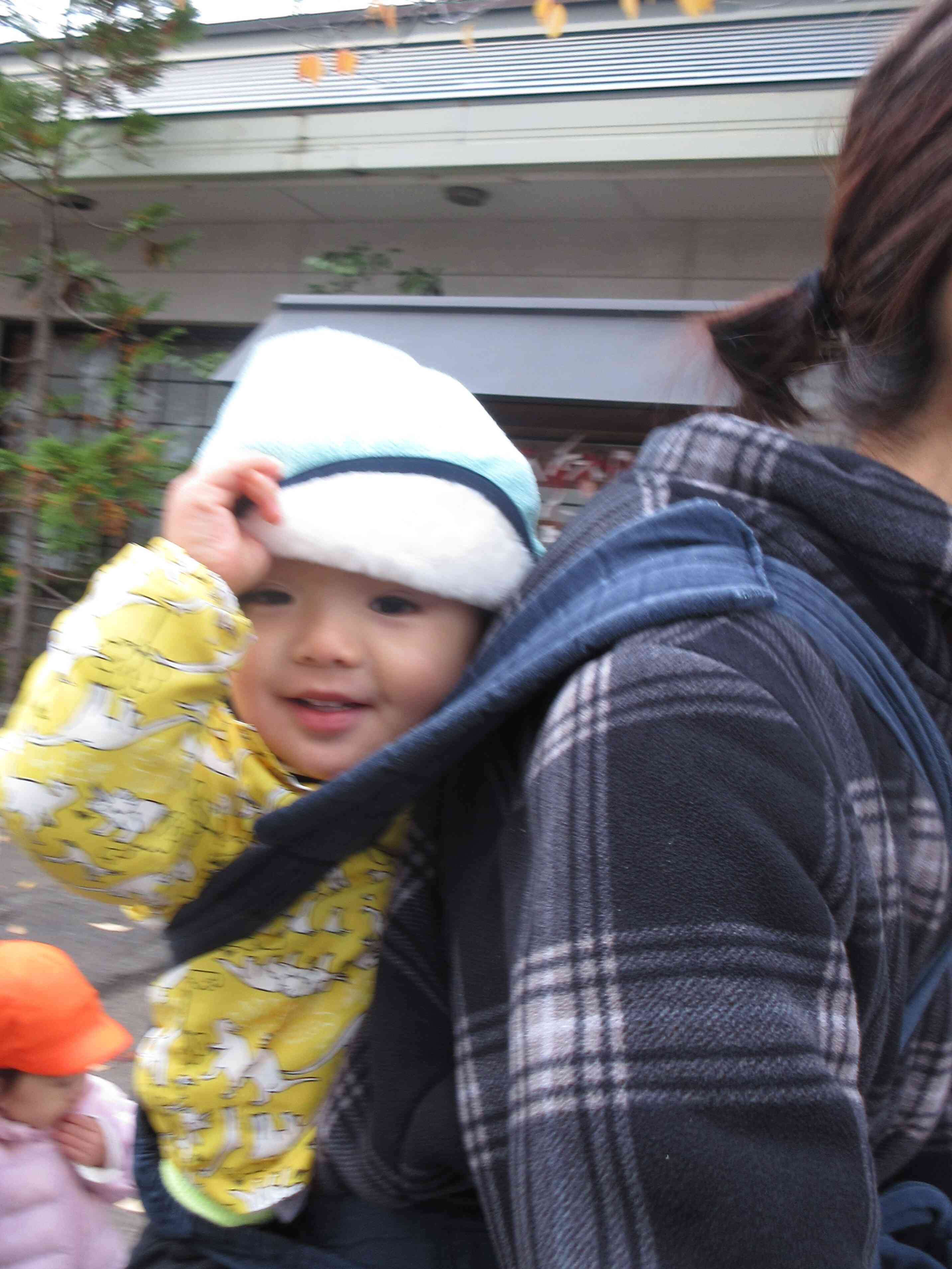 あったかい帽子だね