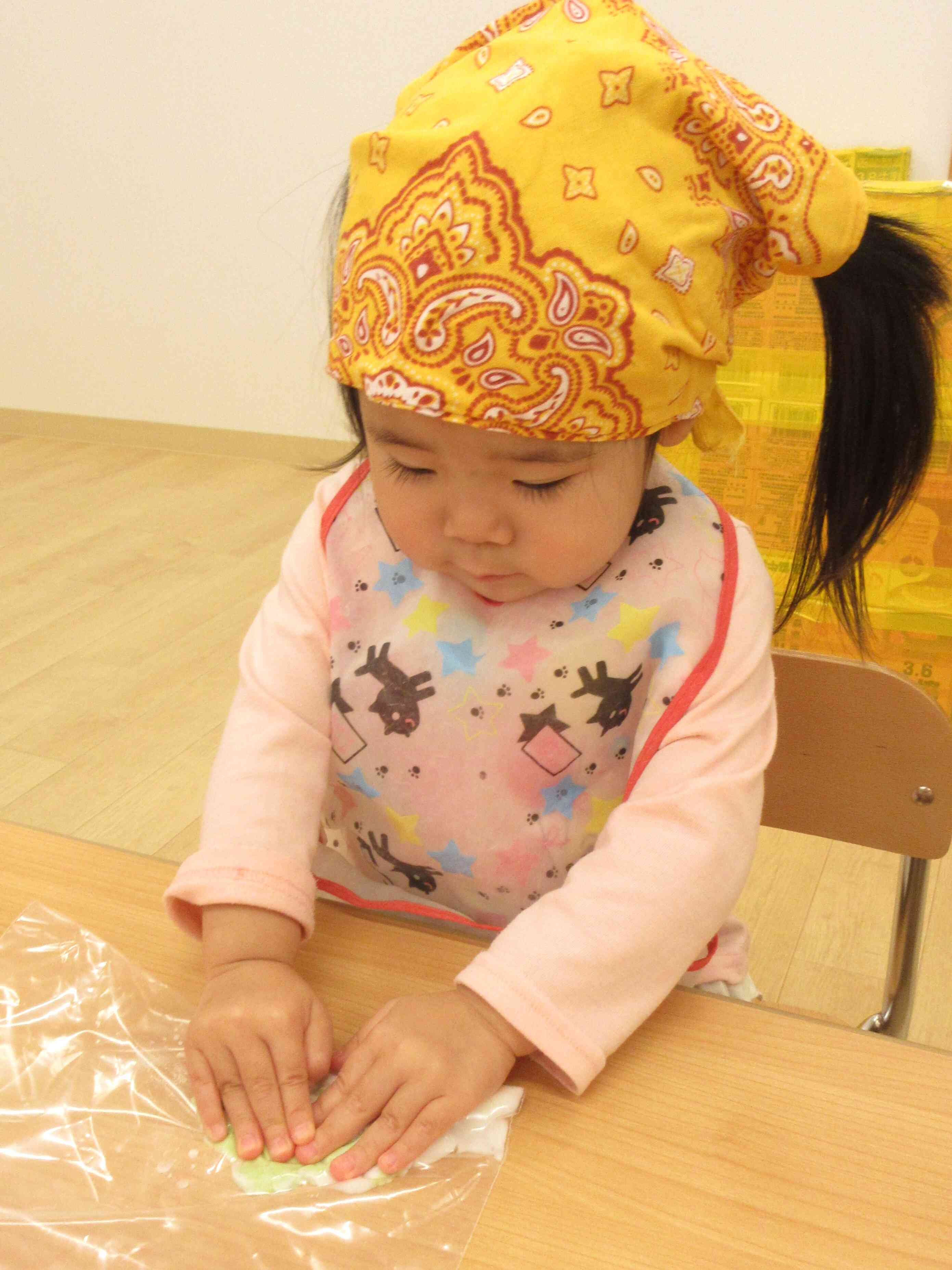 上手に混ぜていくよ