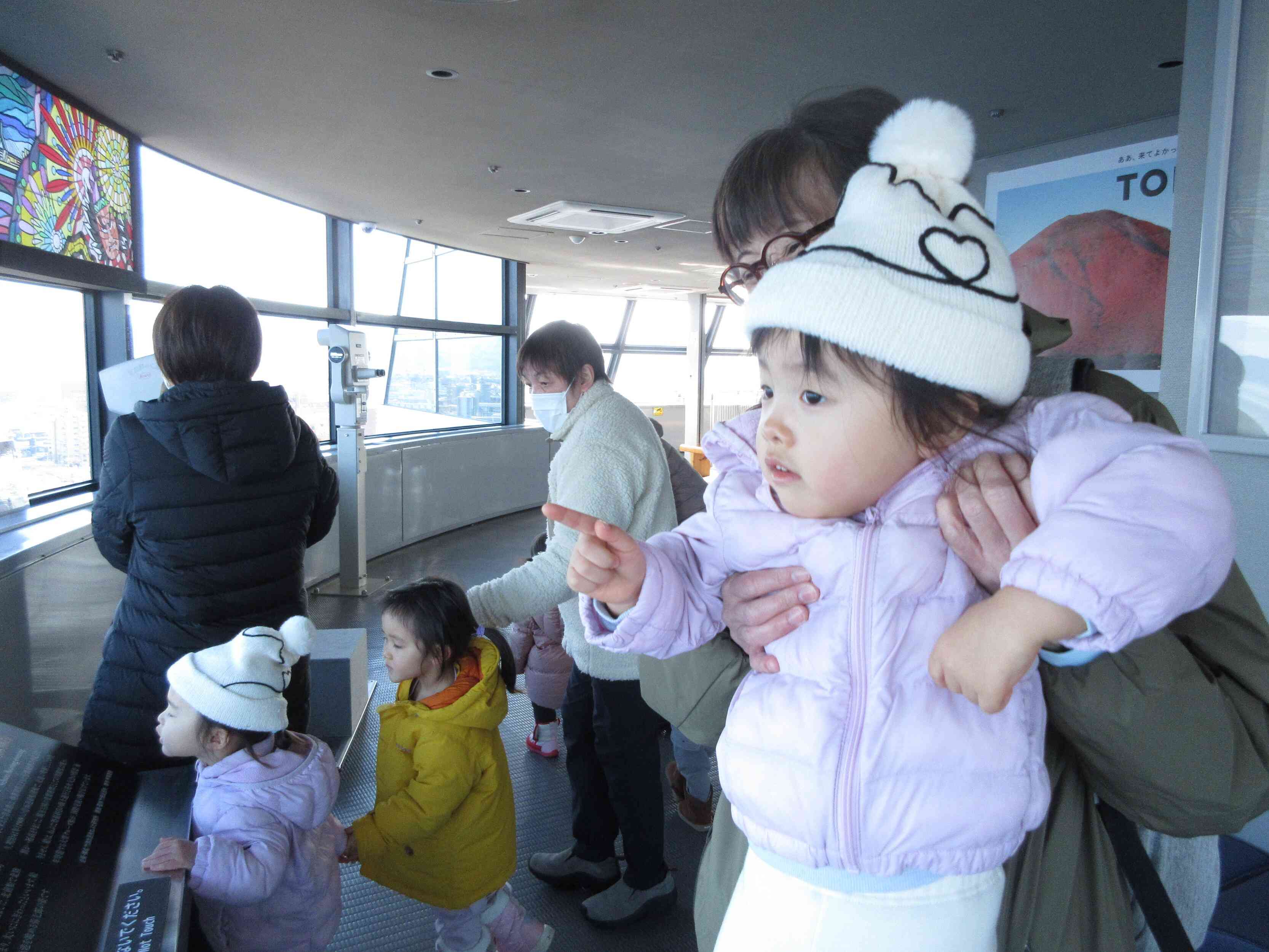 海が見えるね～