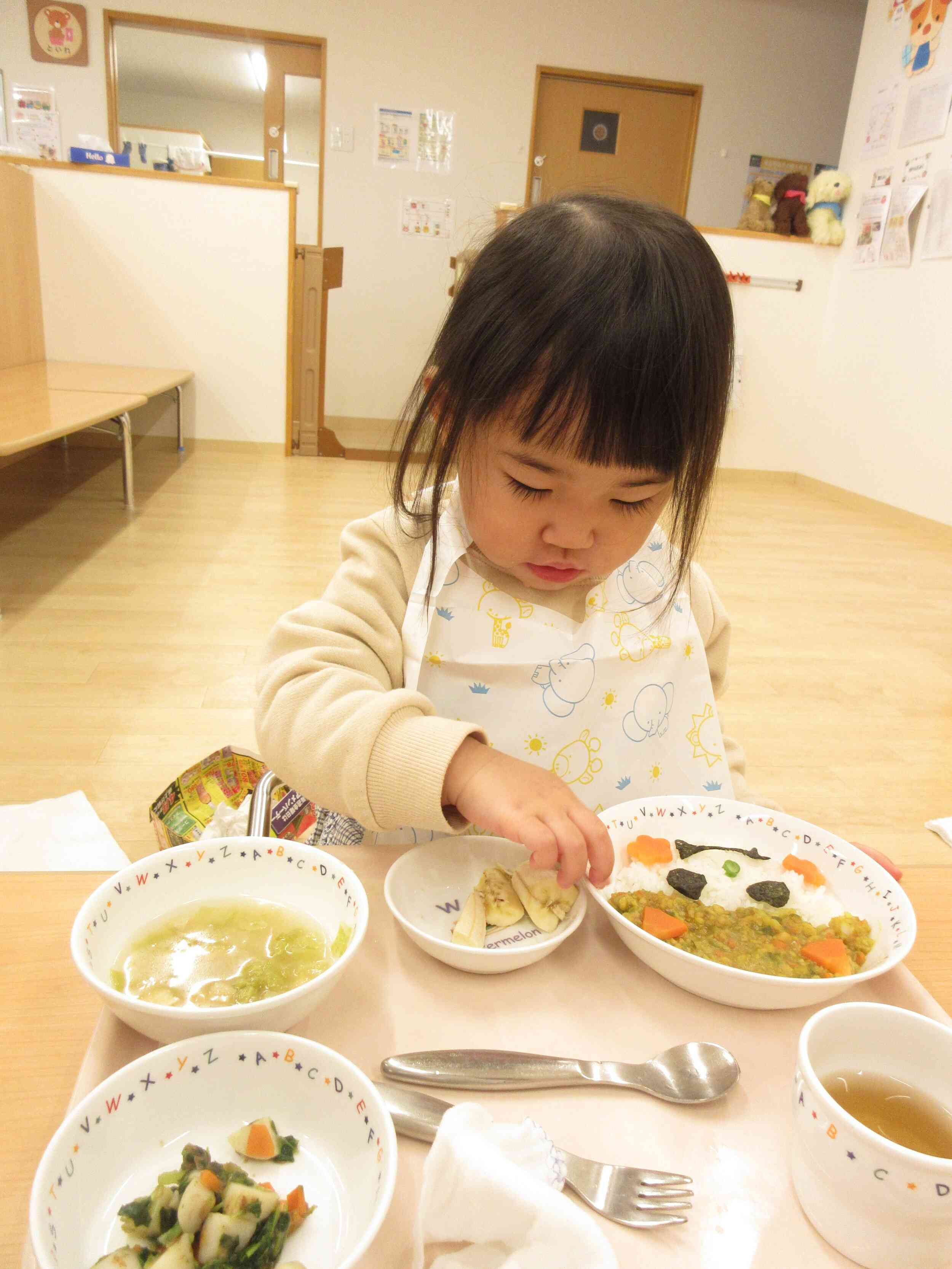 今日の給食は、、、？