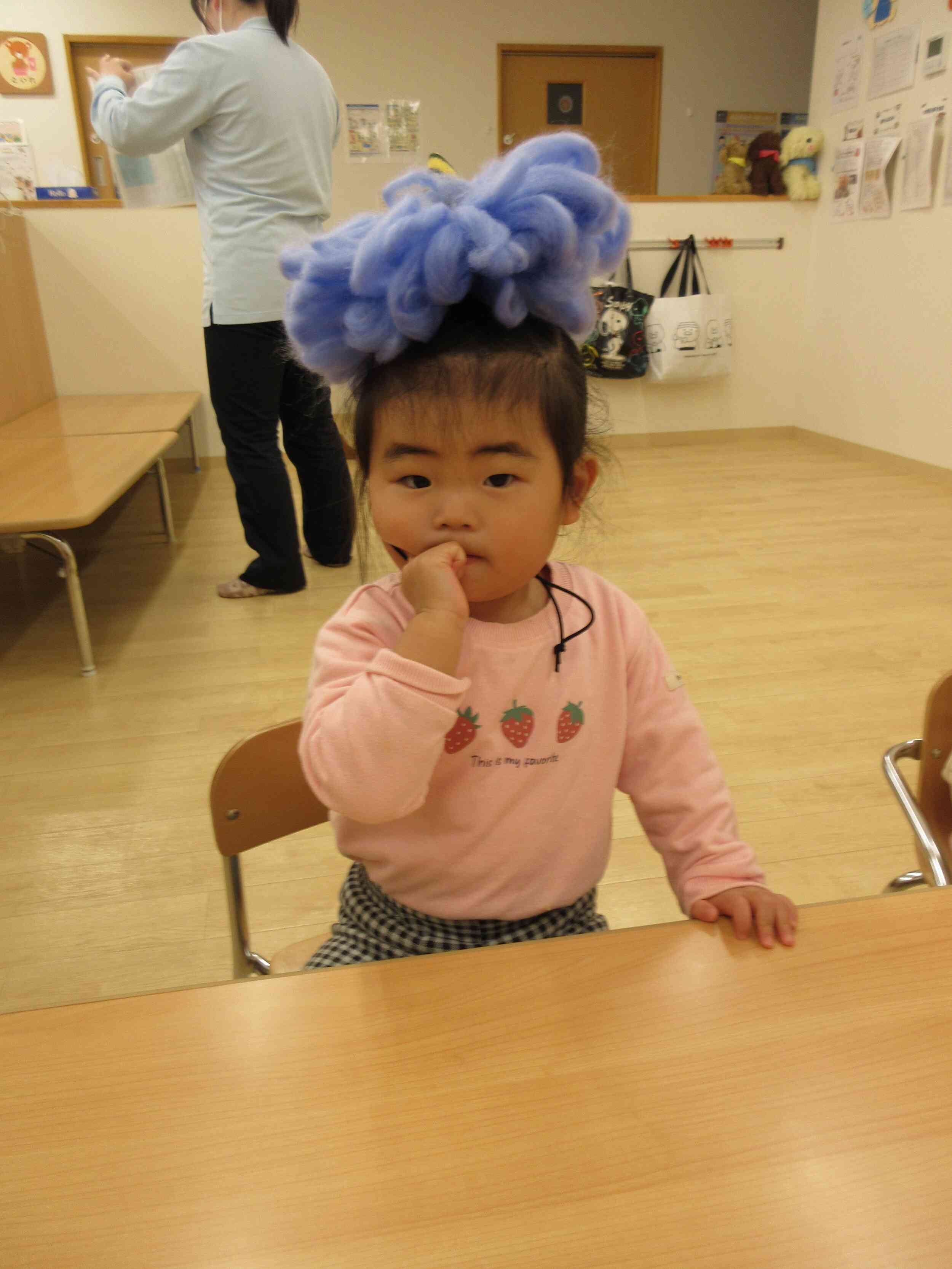 こんな帽子もかぶってみちゃった