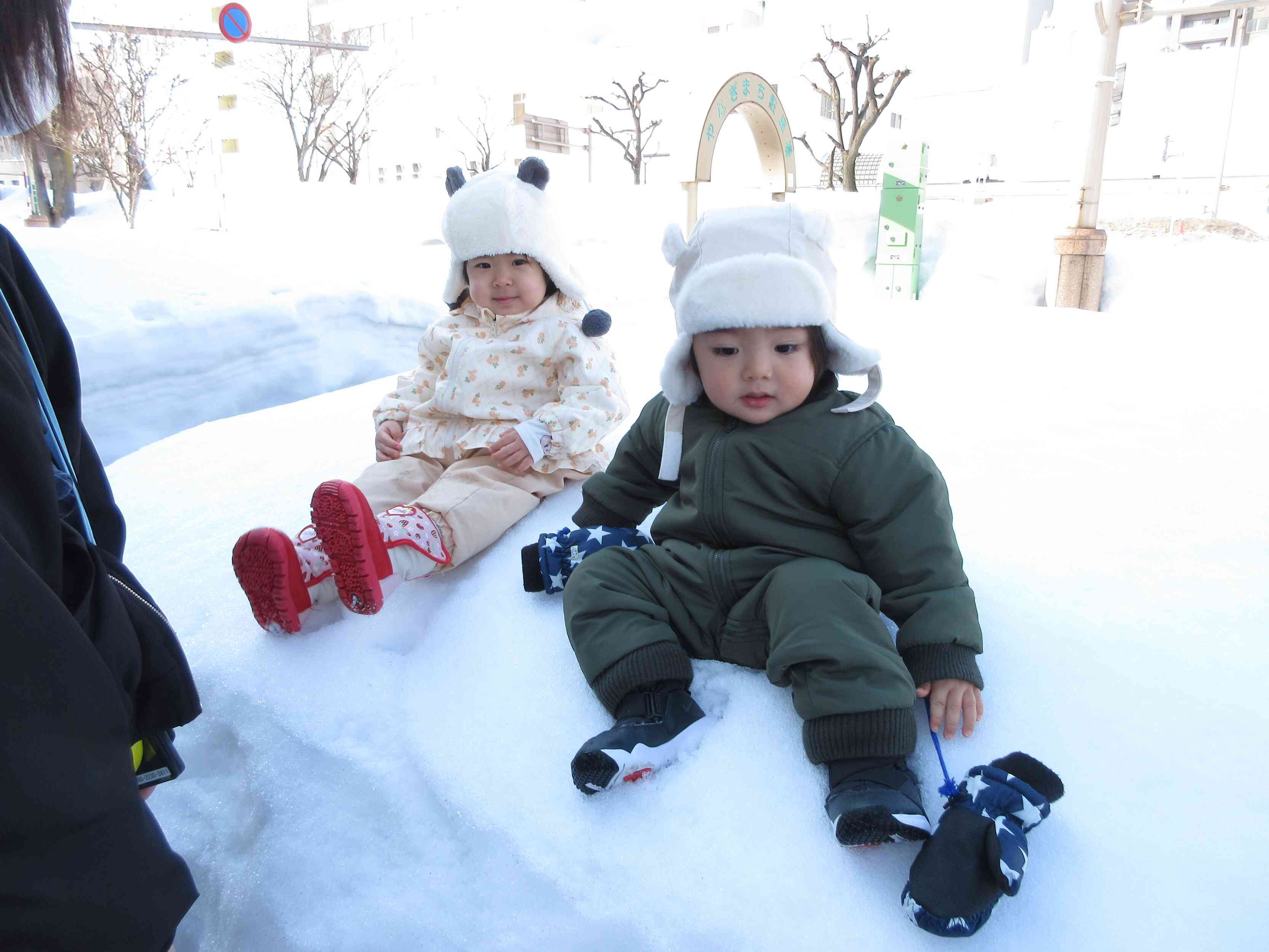 雪の上を大冒険