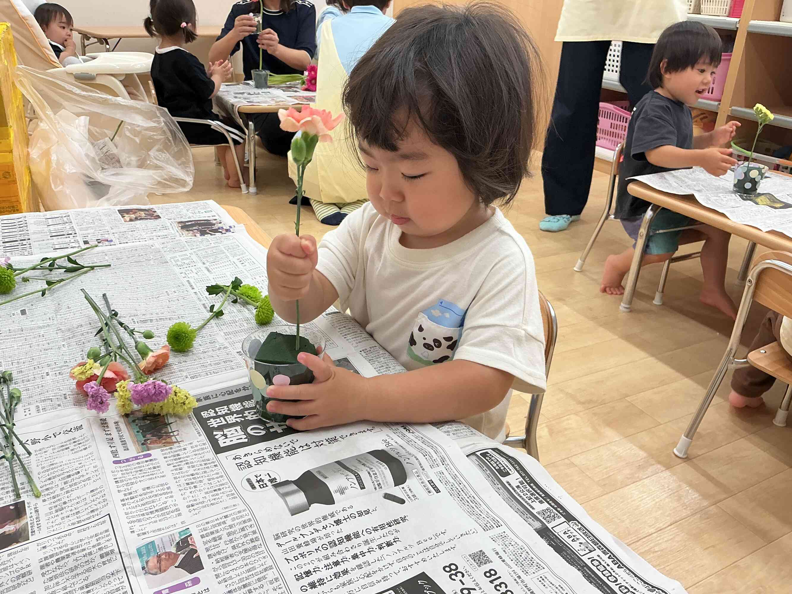 ピンクのお花