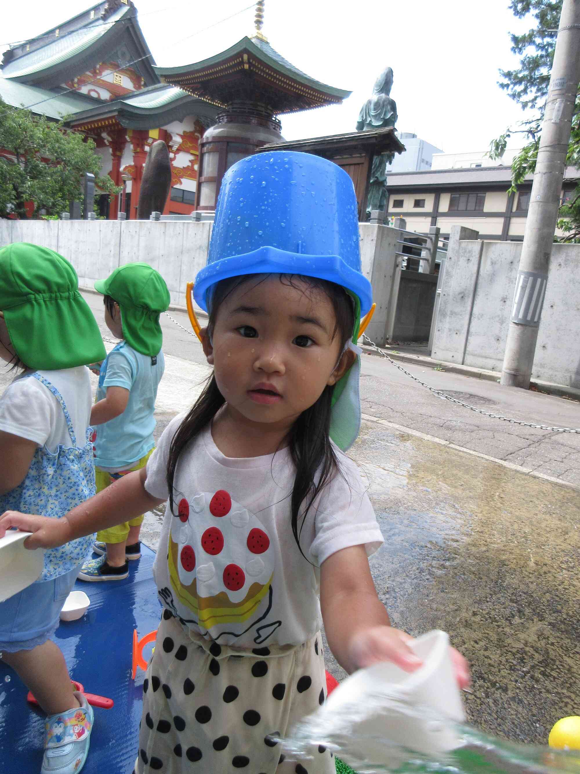 おもいっきり水遊び