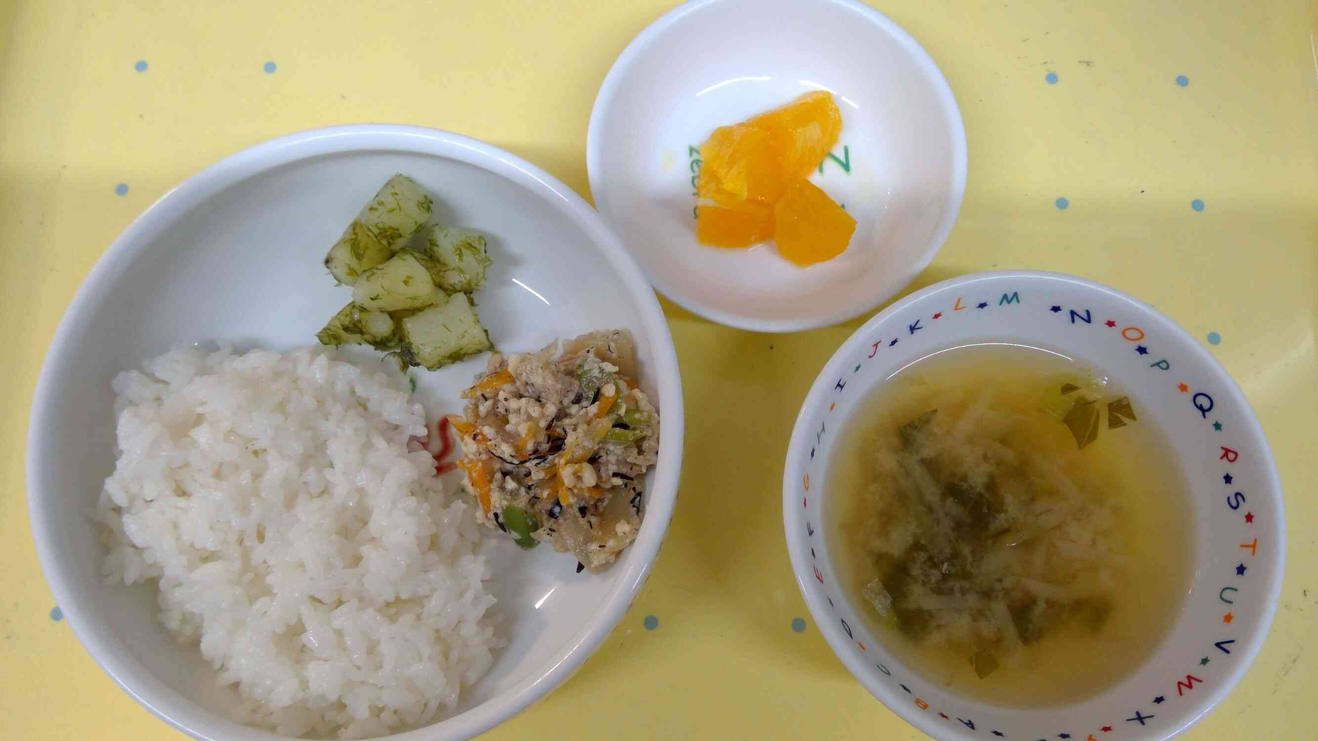 果物までみんな完食できました♪