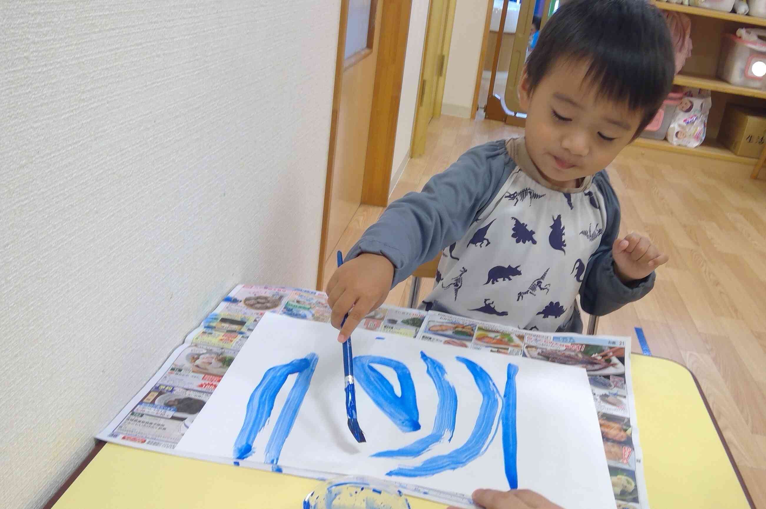 製作をしました♪（うさぎ組：2歳児さん）