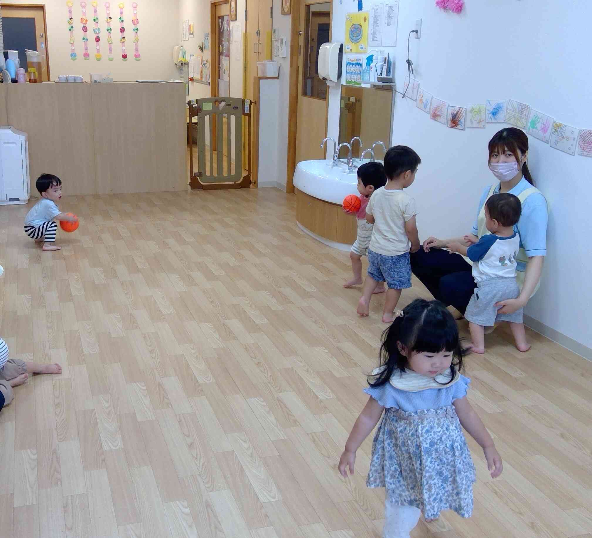 避難訓練をおこないました。