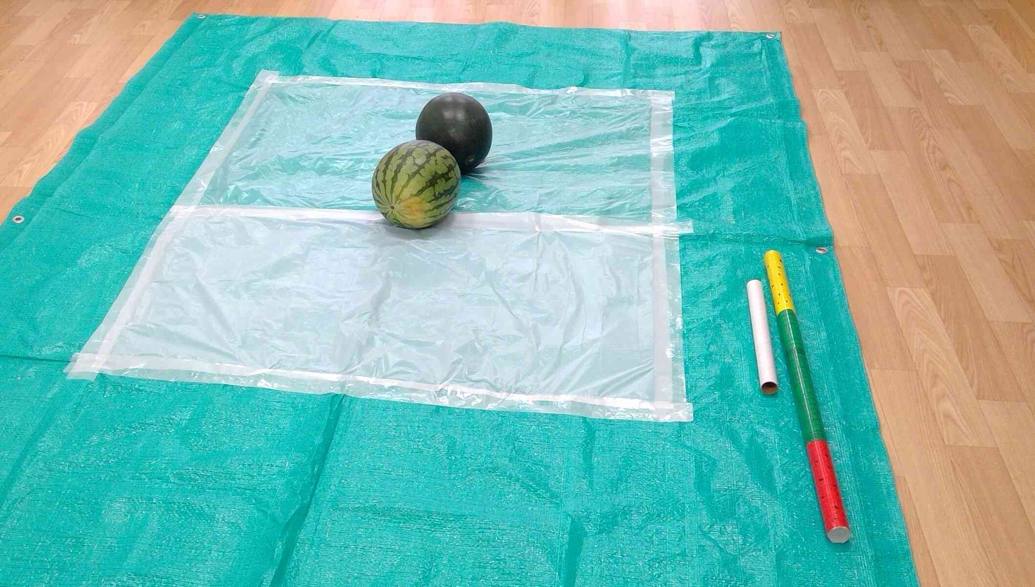 食育をしました☆～スイカ割り～①