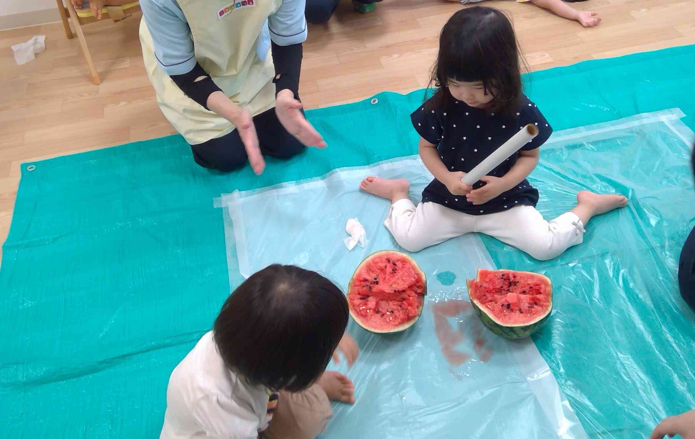 上手に割ることができました＾＾