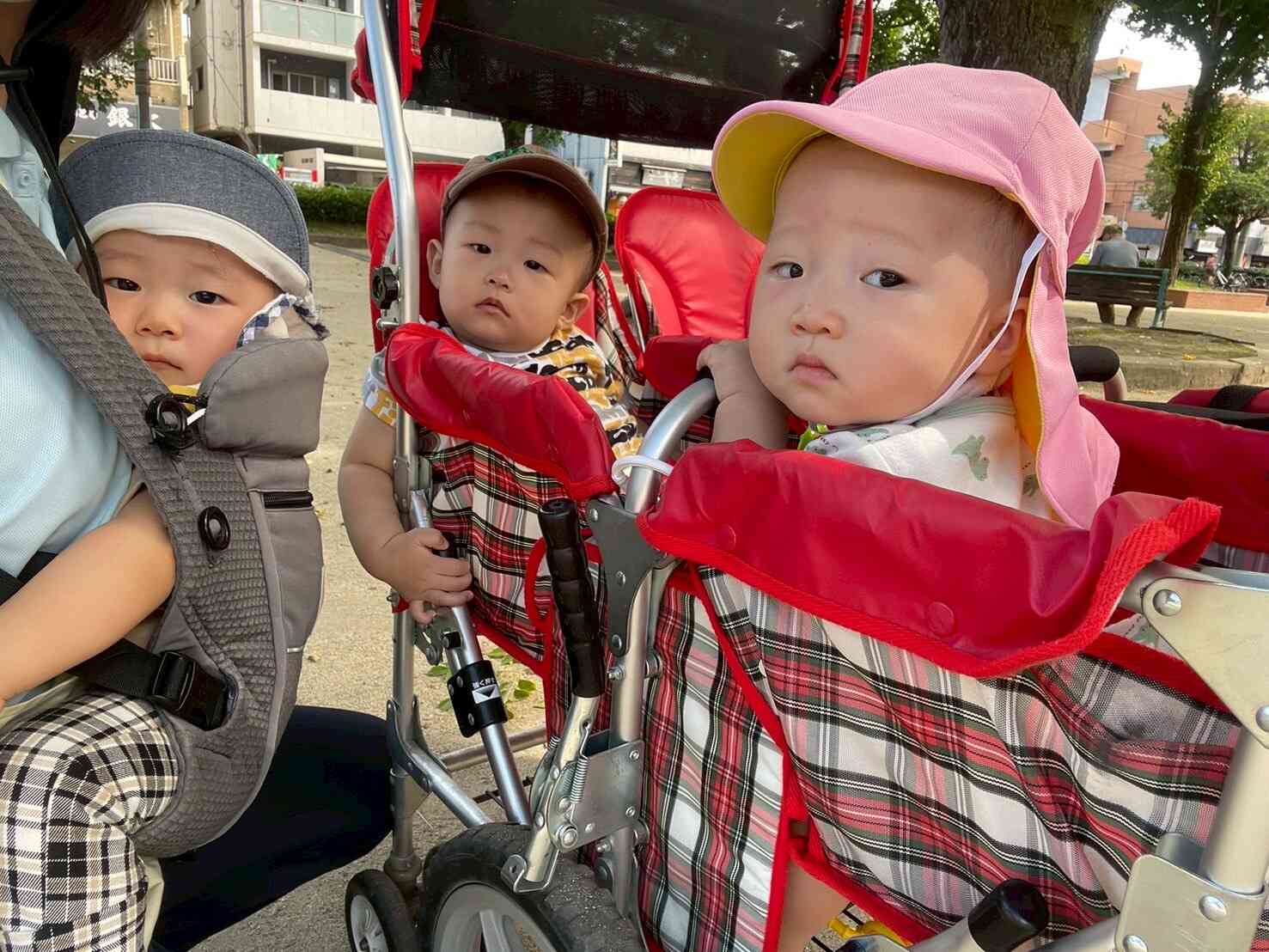 別日には公園へも行きましたよ☆