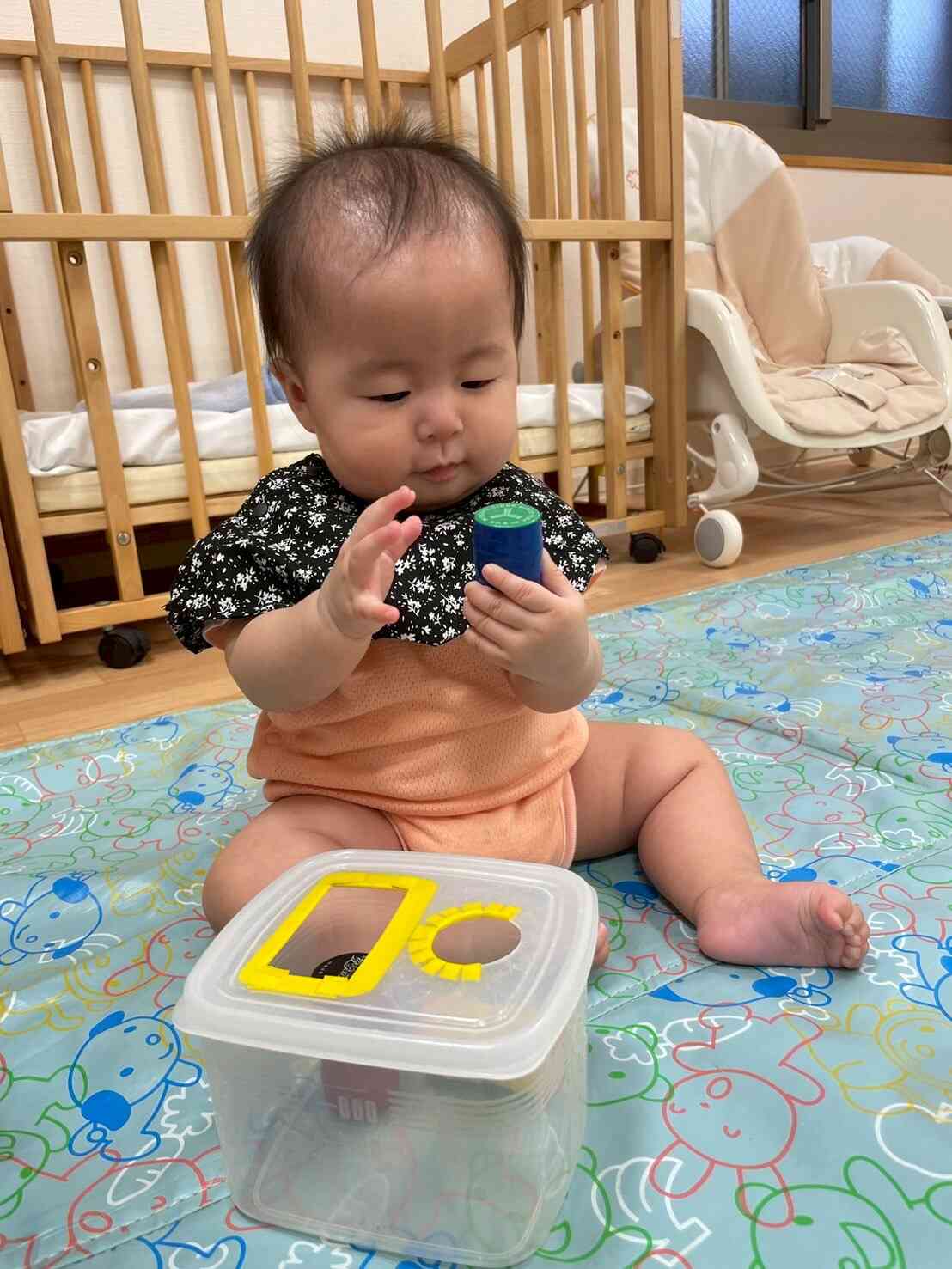 ぽっとん落としも上手にできるようになってきました(^^♪