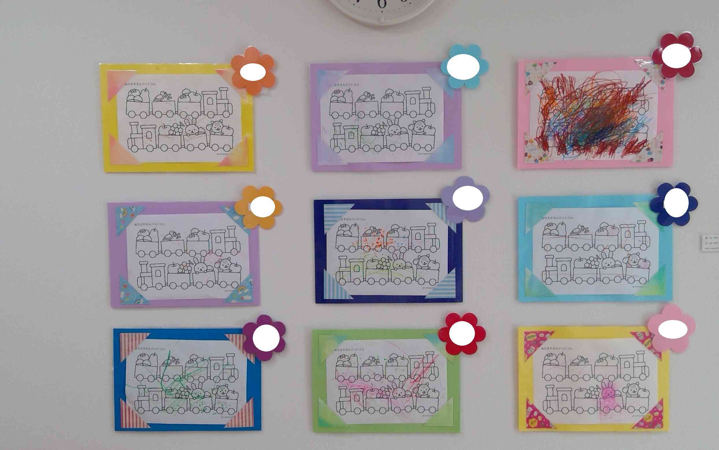 塗り絵作品です☆