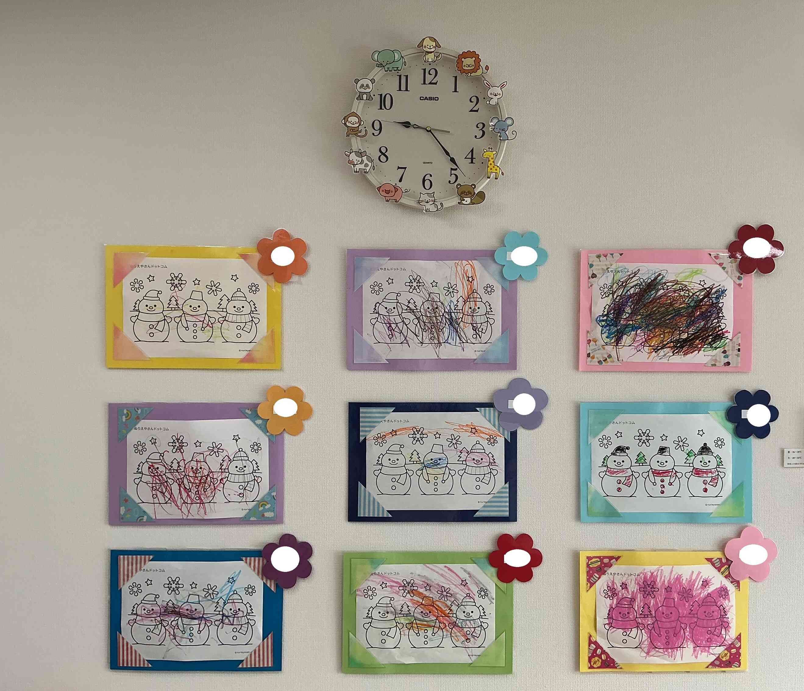 塗り絵作品です☆