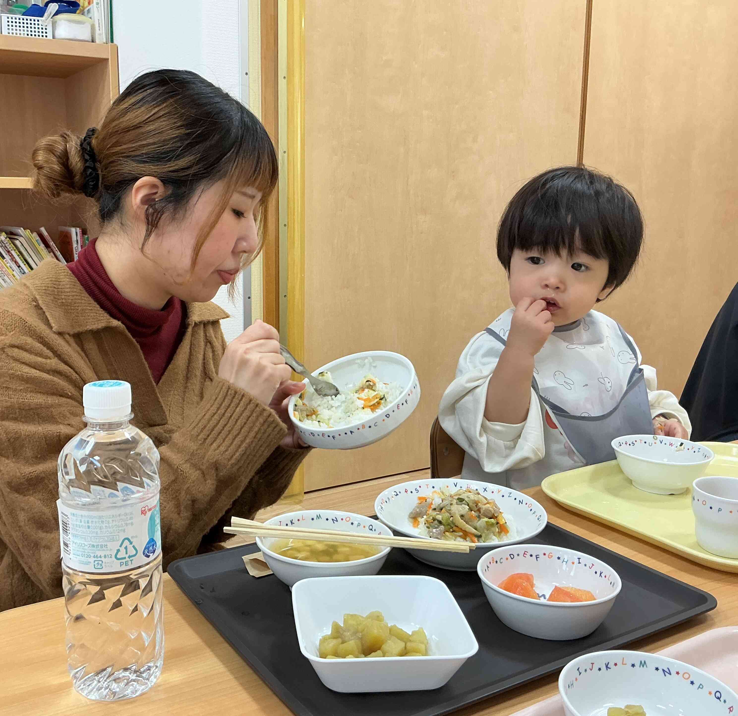 お味噌汁のおかわりをしちゃいました(^_-)-☆
