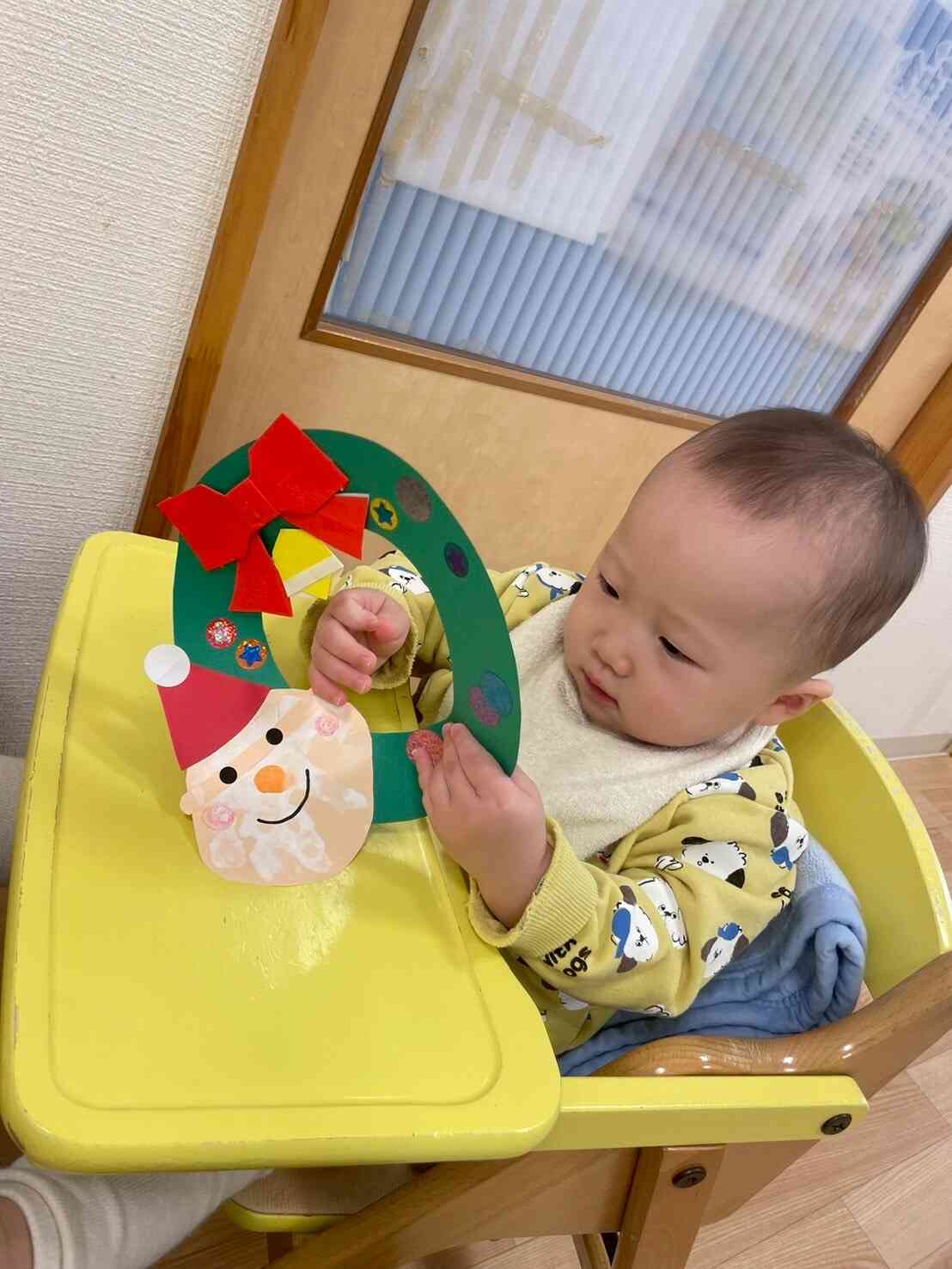 裏にもシールを貼っちゃいました(^^♪