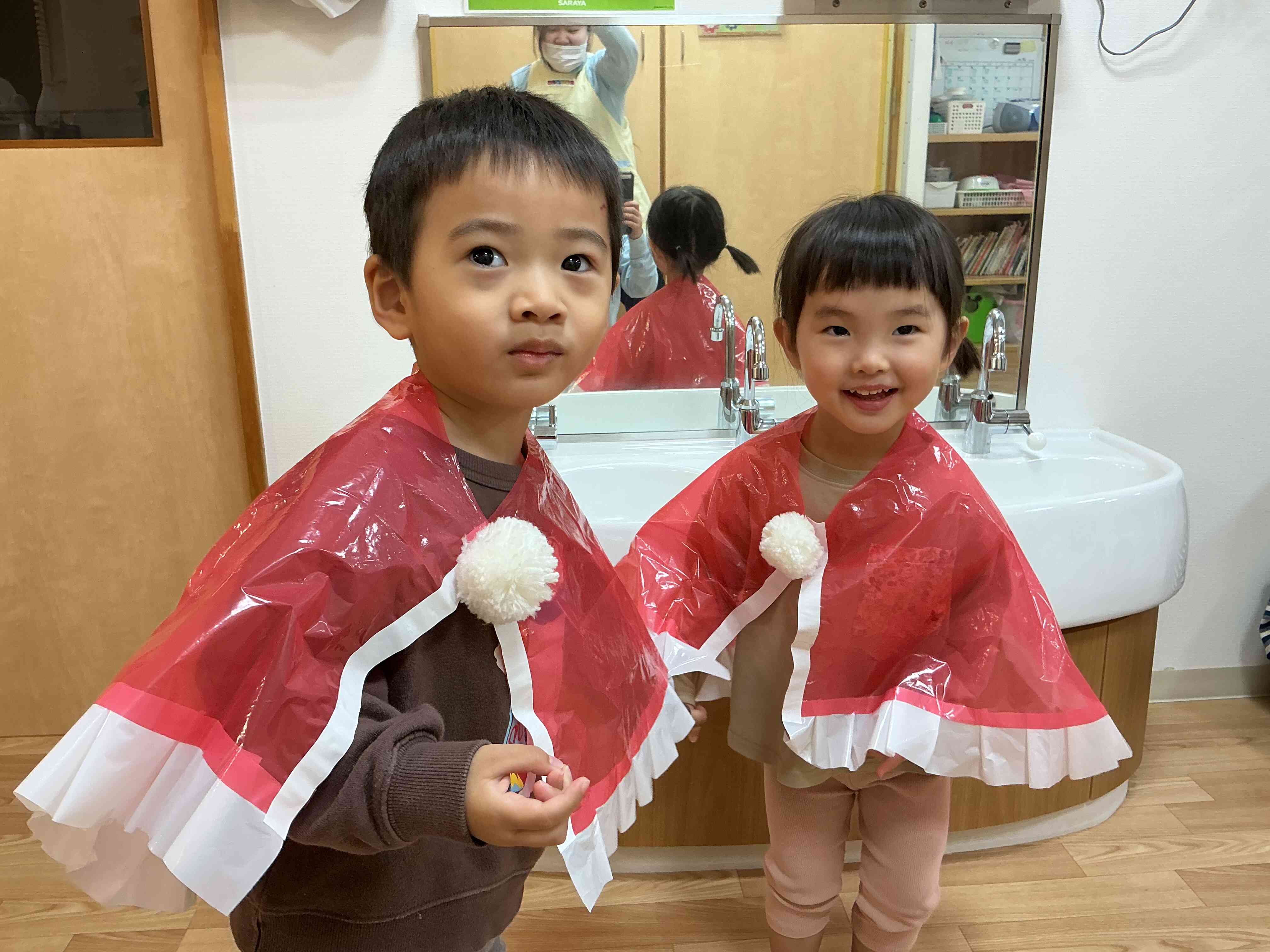 似合ってる～？