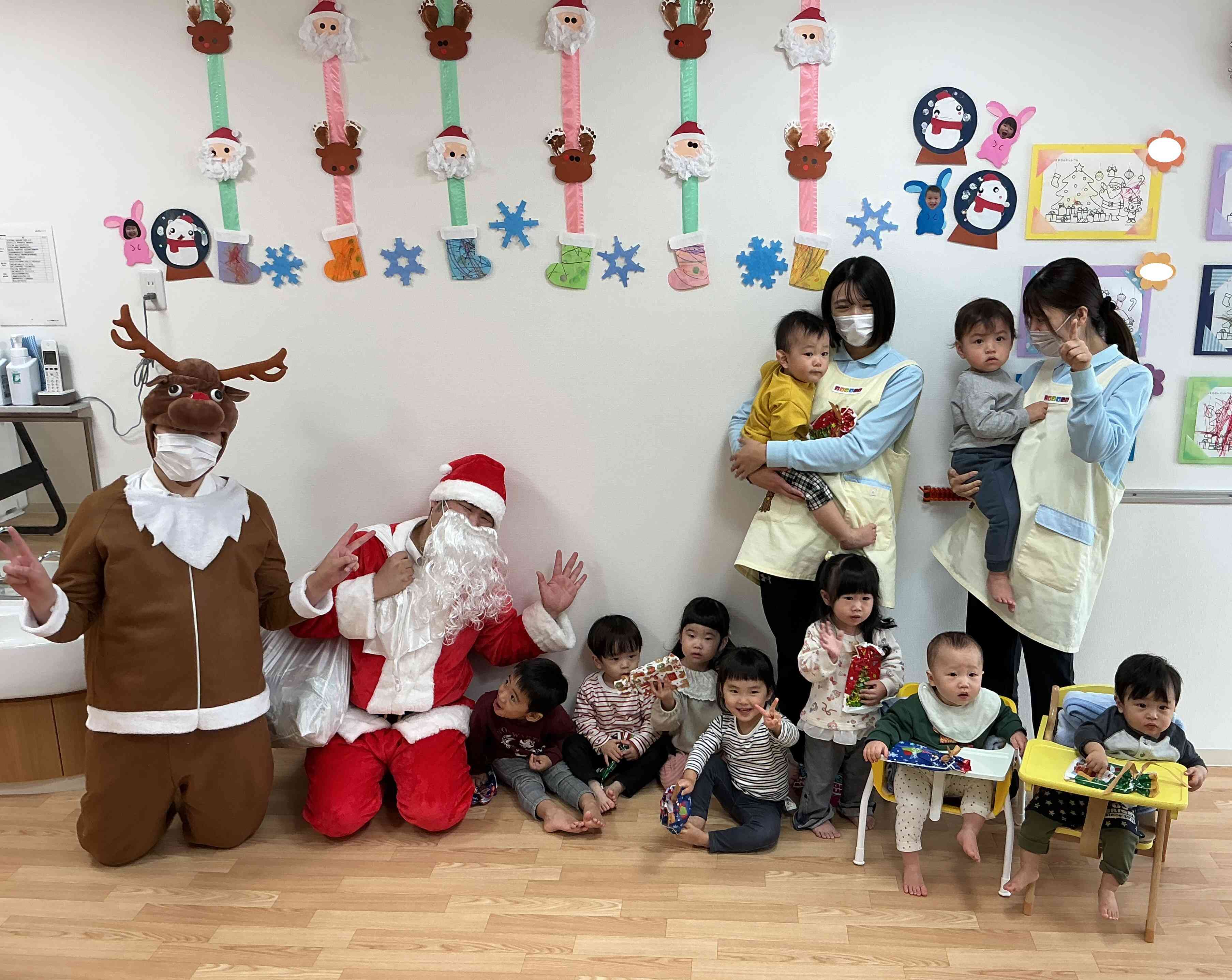 サンタさん・トナカイさんありがとう(^^♪