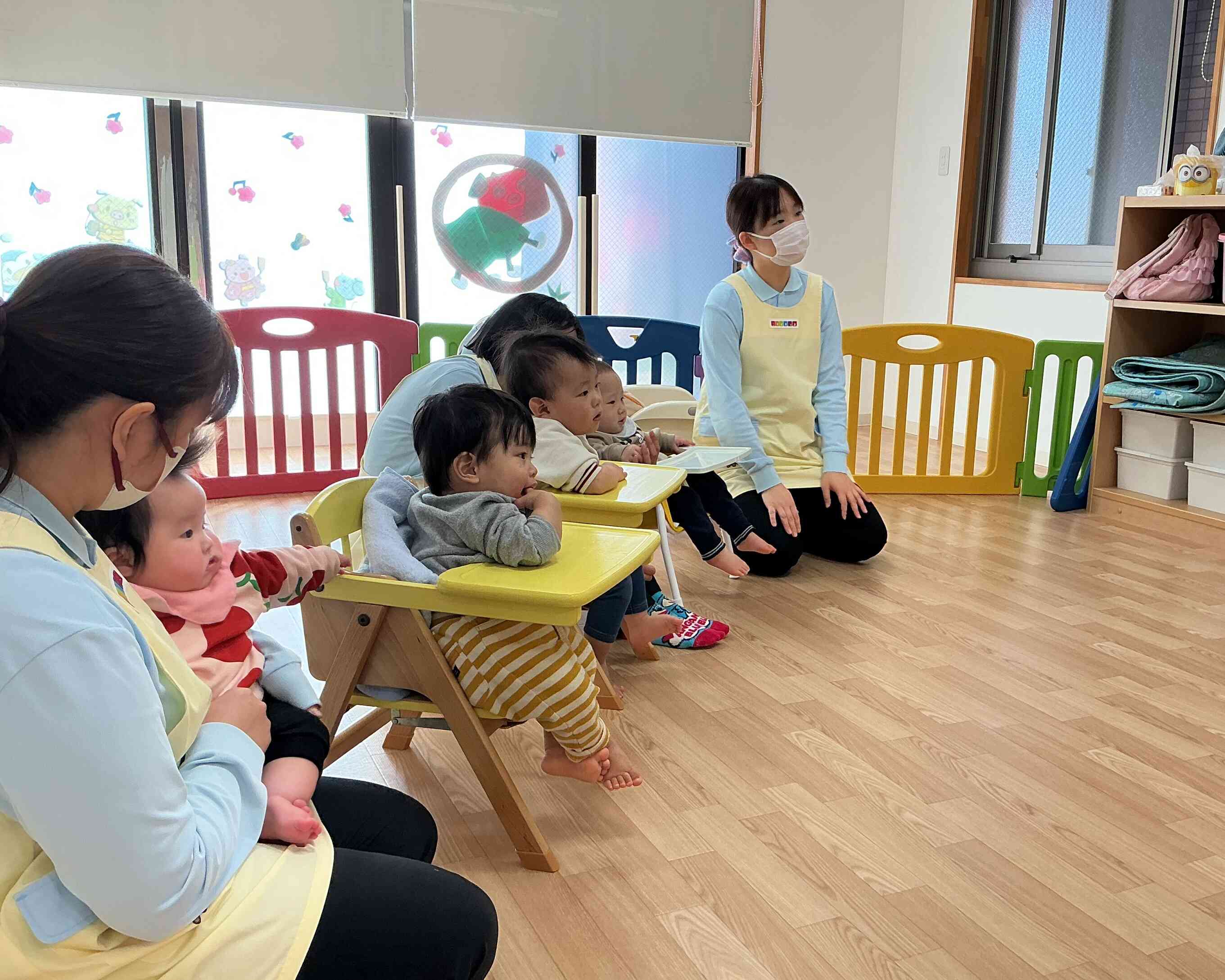 真剣にお話しを聞いてくれました☆