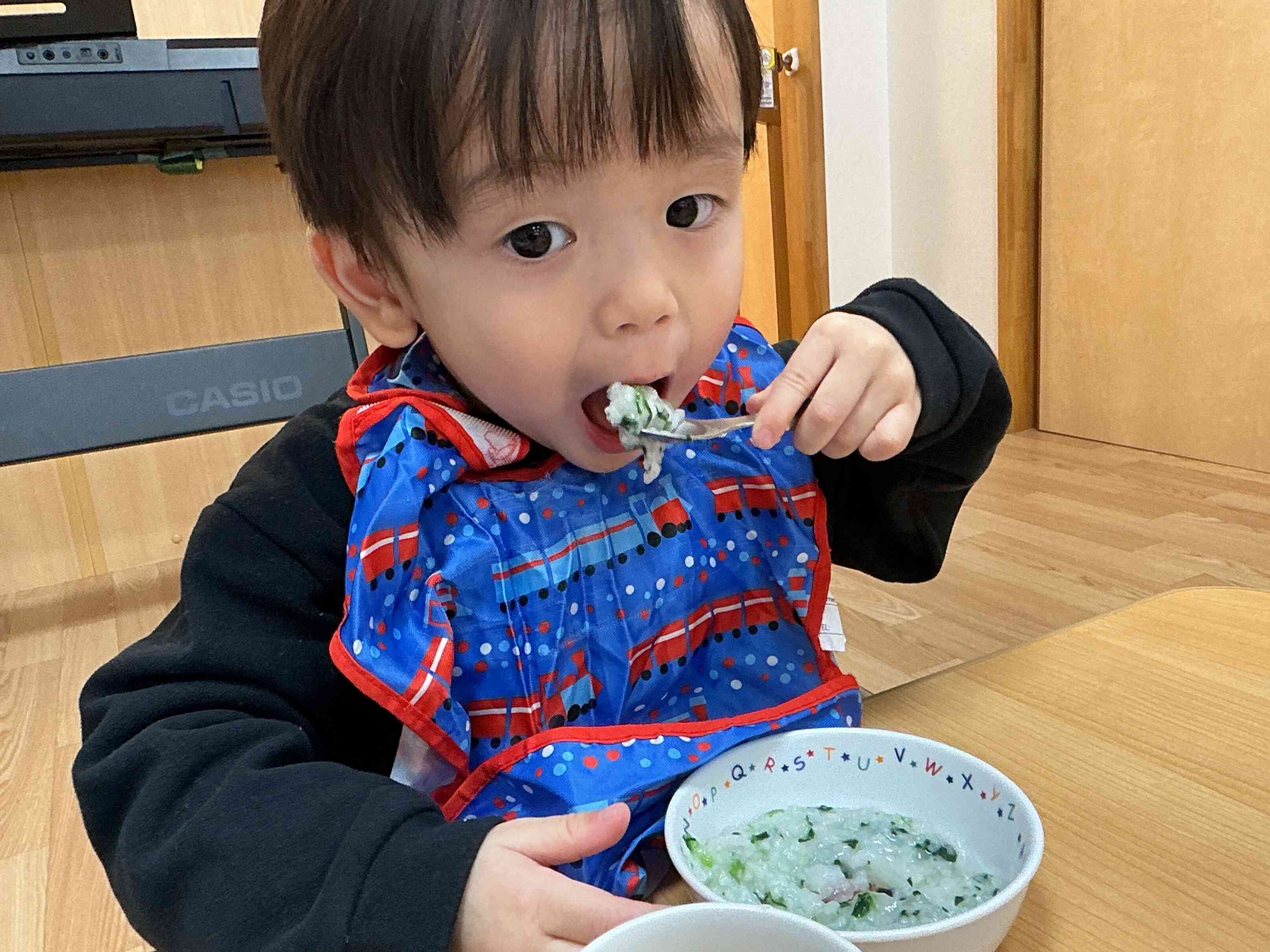 七草粥を食べました☆