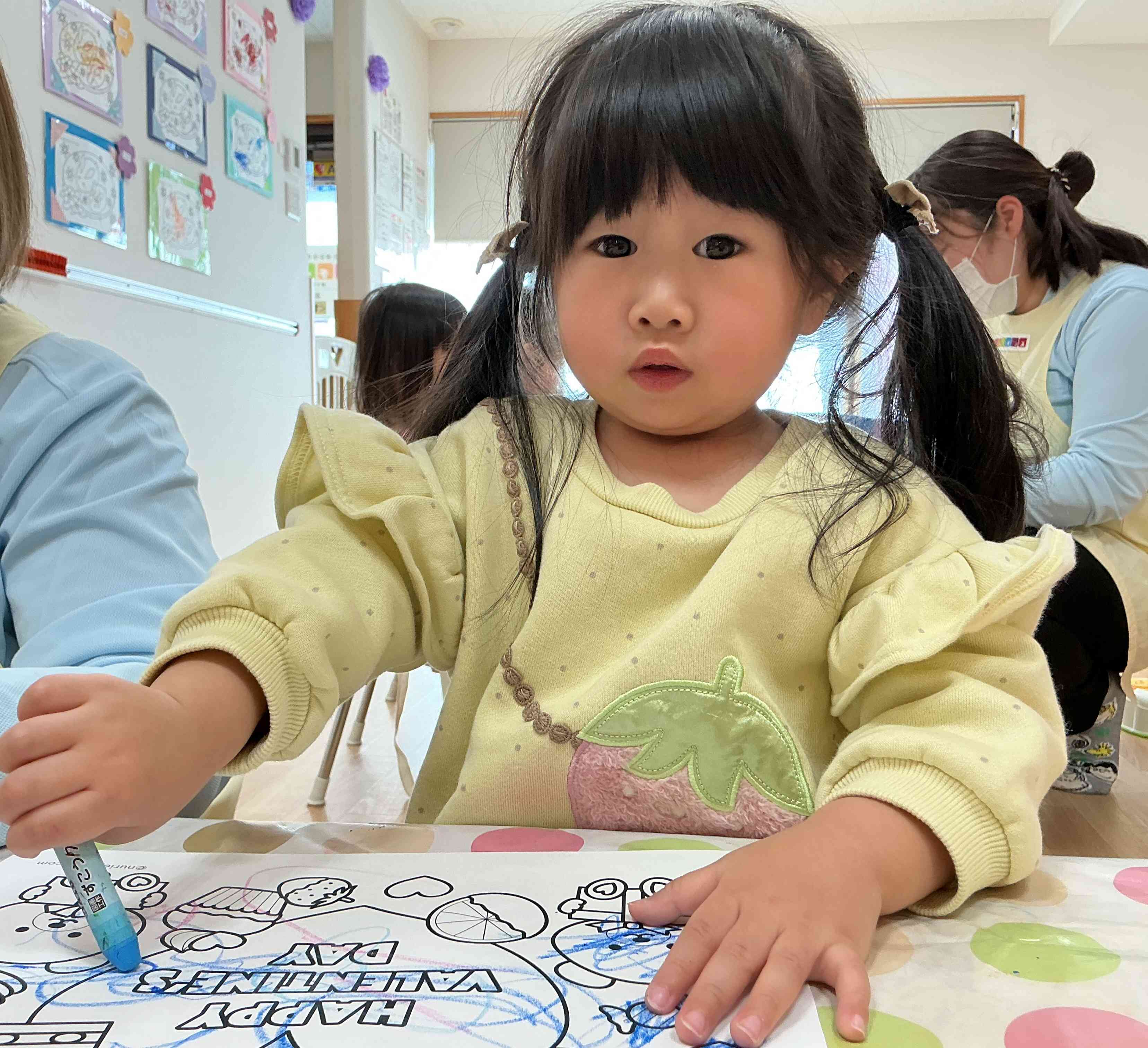 塗り絵をしました☆(あひる組)