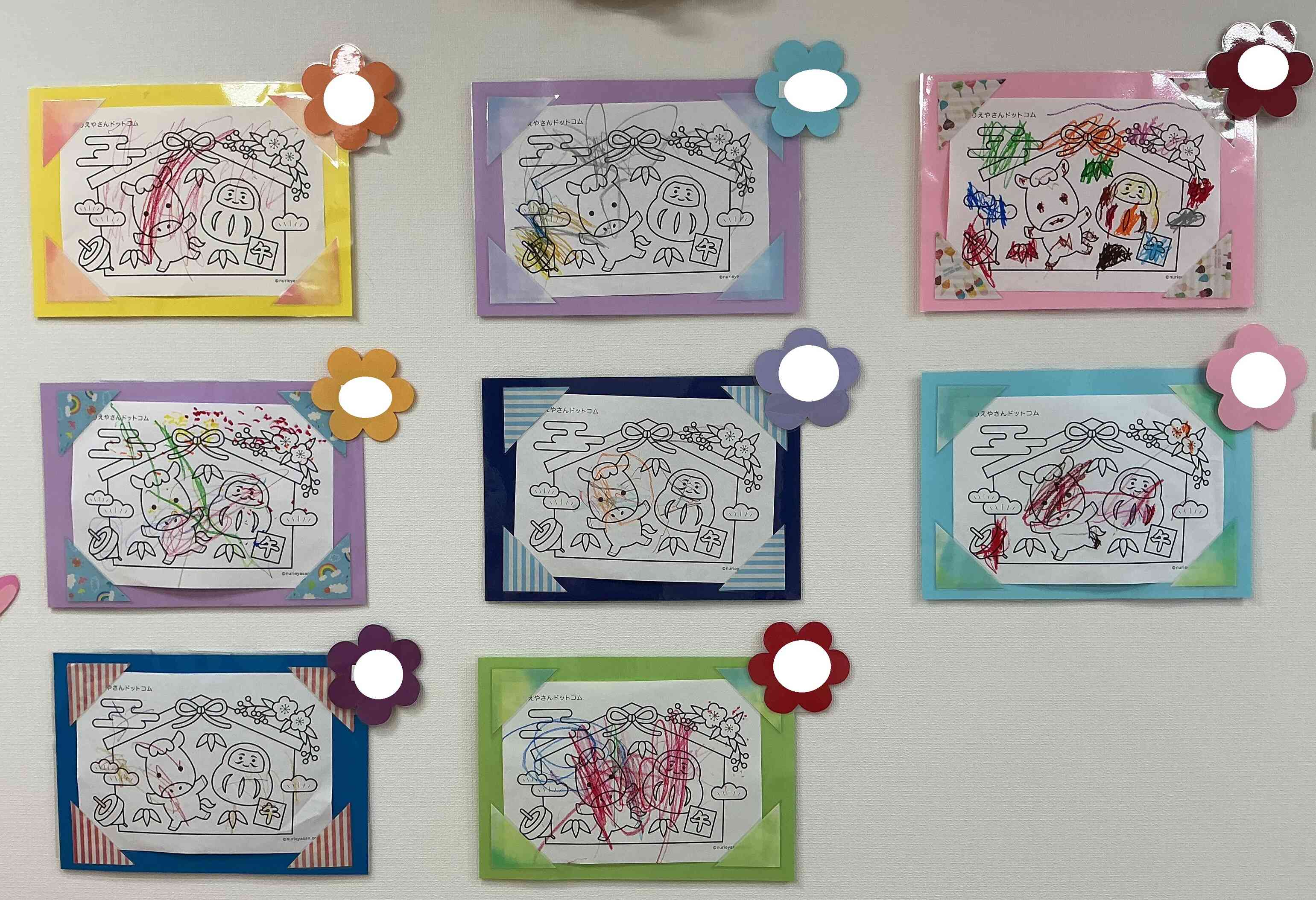 塗り絵作品です☆