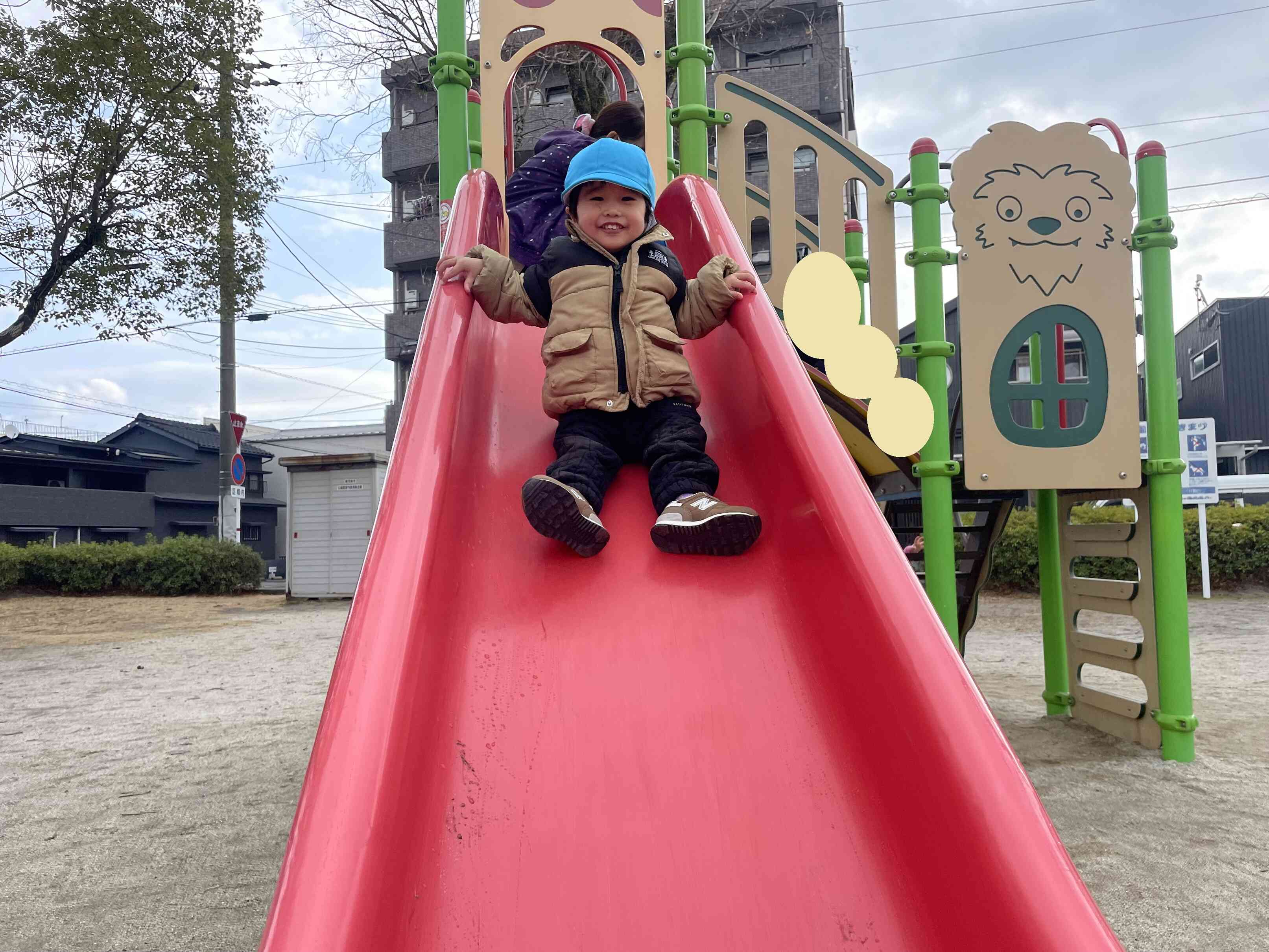 滑り台も楽しみました(^^♪