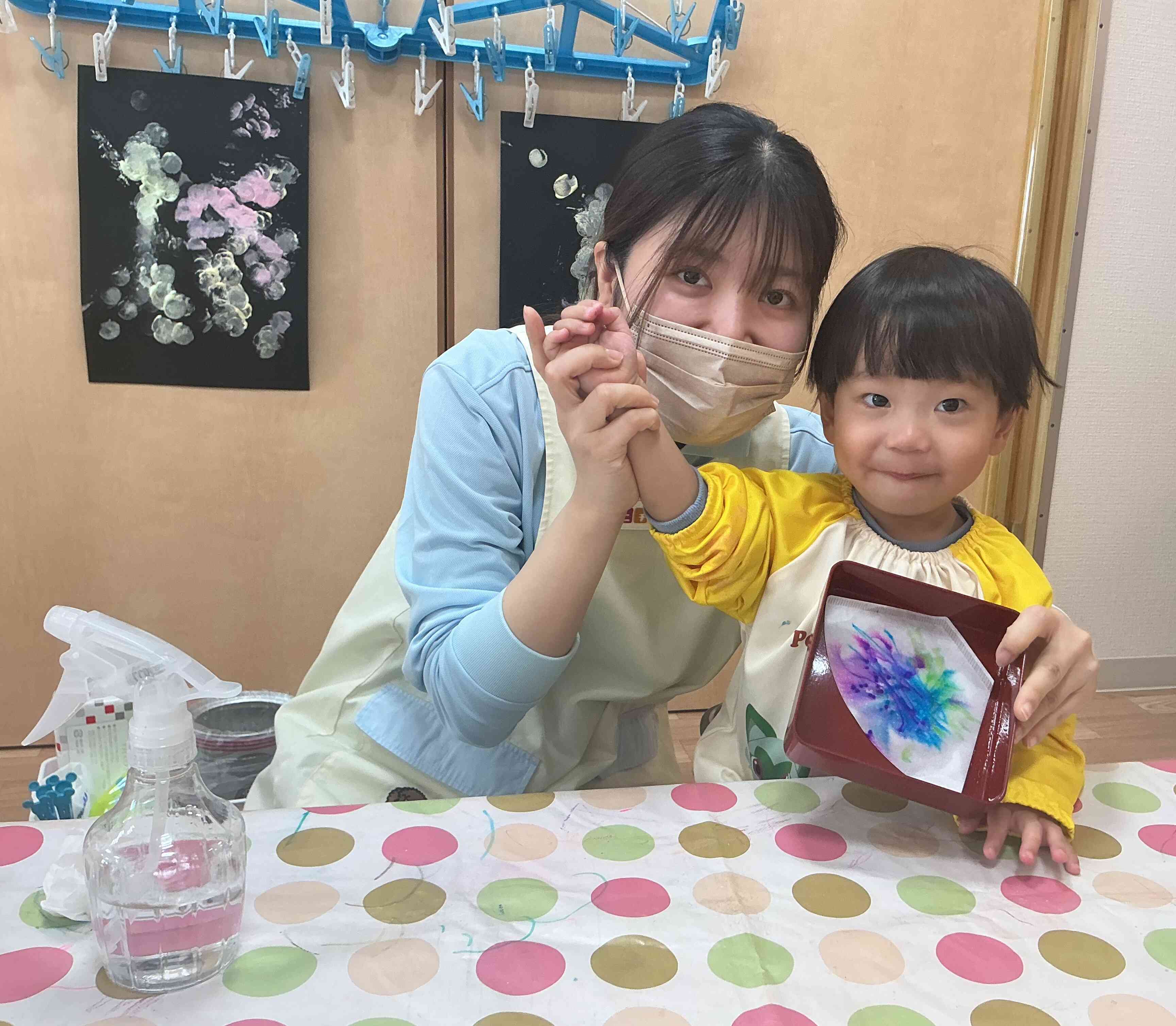 じゃーん‼上手に出来ました‼完成した作品をお楽しみに(^_-)-☆