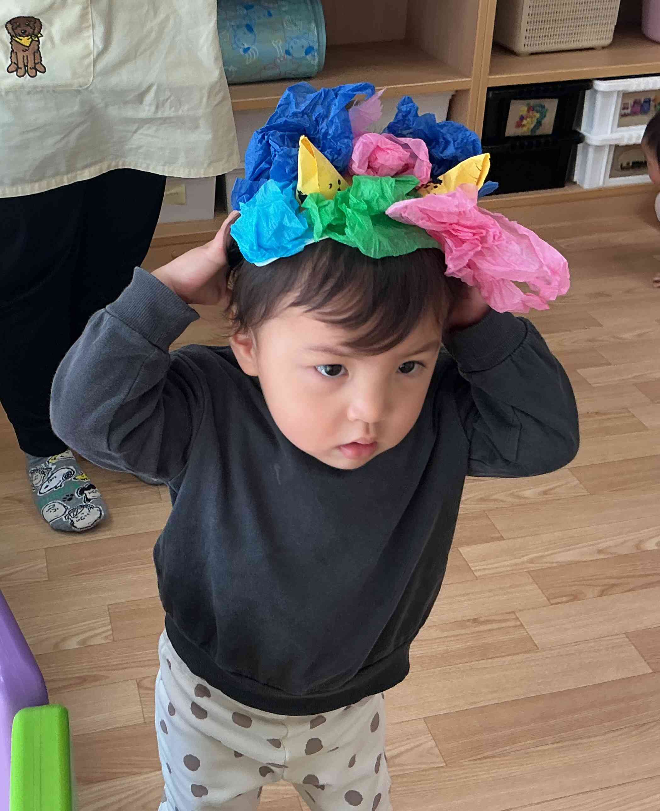 楽しい節分会になりました(^^♪（うさぎ組とあひる組）