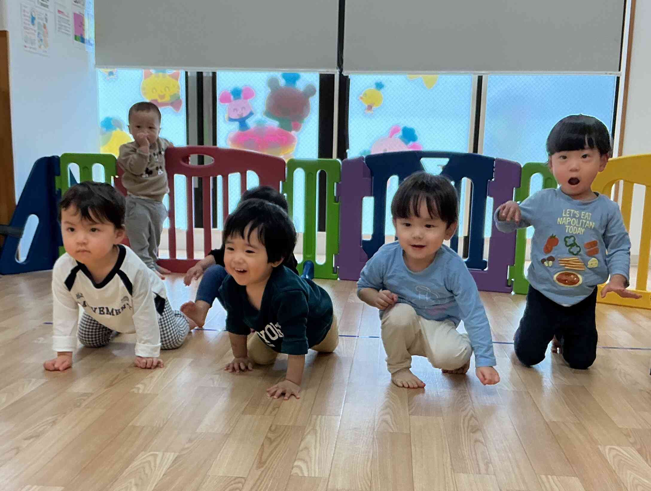 リズムあそびをしました☆①